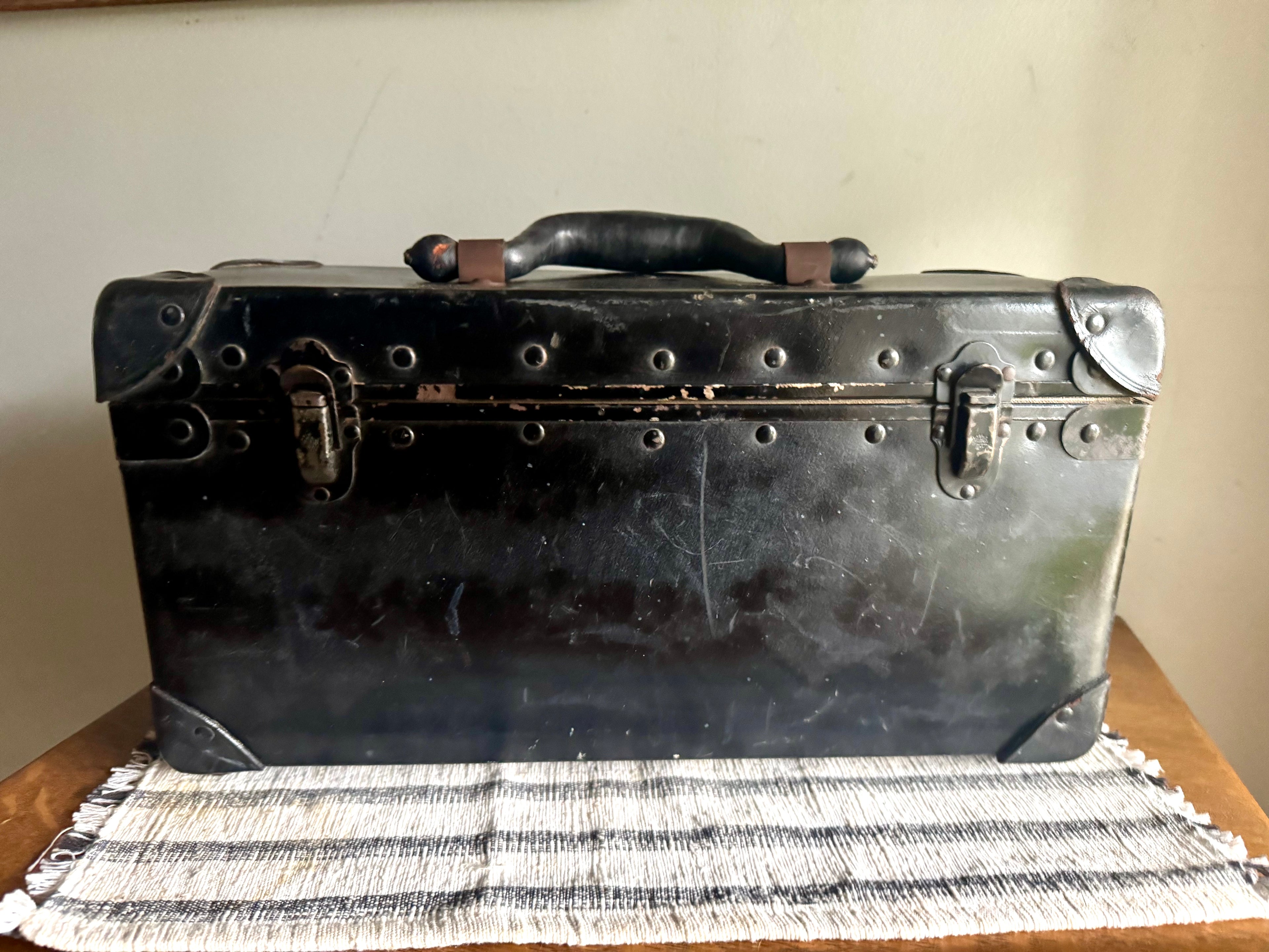 Progressive Fibre & Luggage Co. Lineman's Toolbox | Bell Telephone System Repairman Toolbox