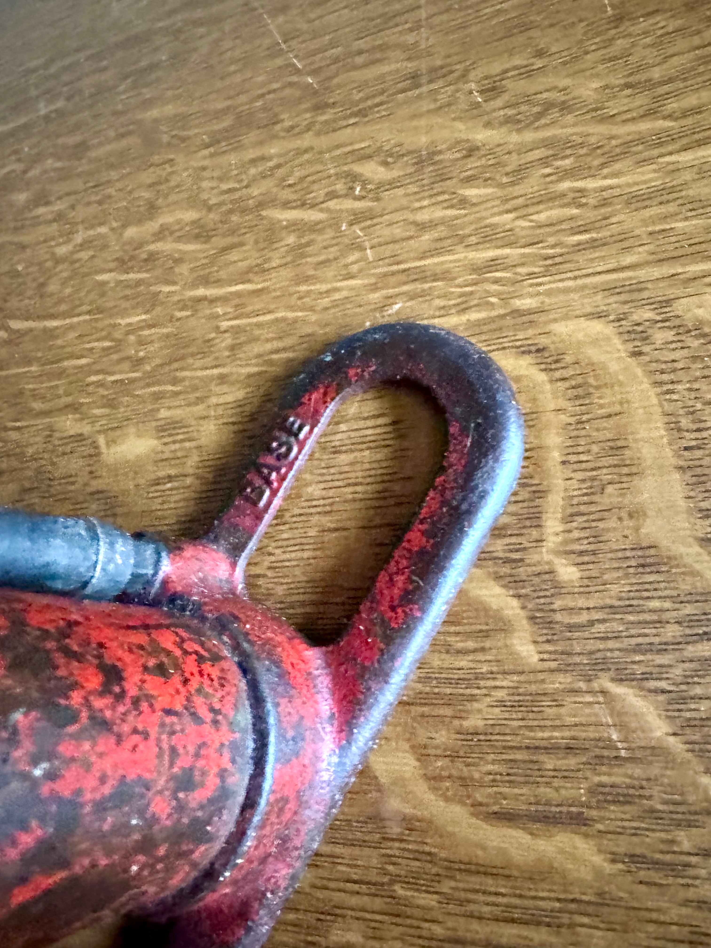 Vtg Metal and Wood Air Pump | Unbreakable Metal Tire Pump