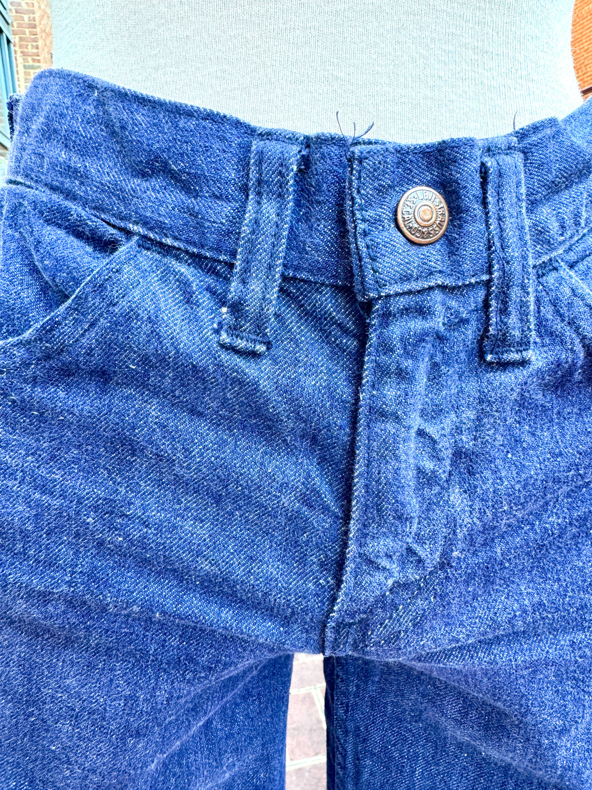 1960's Levis Big E Jeans ~ Dark Wash Collector Denim "Levis For Gals" ~ Levis White Tab