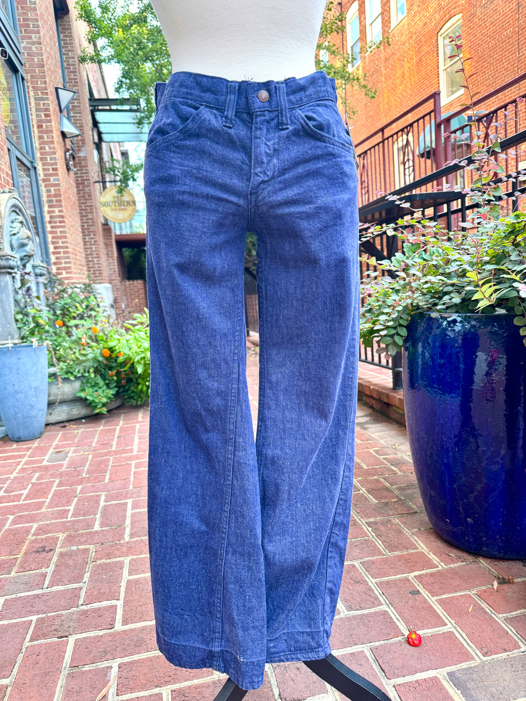 1960's Levis Big E Jeans ~ Dark Wash Collector Denim "Levis For Gals" ~ Levis White Tab