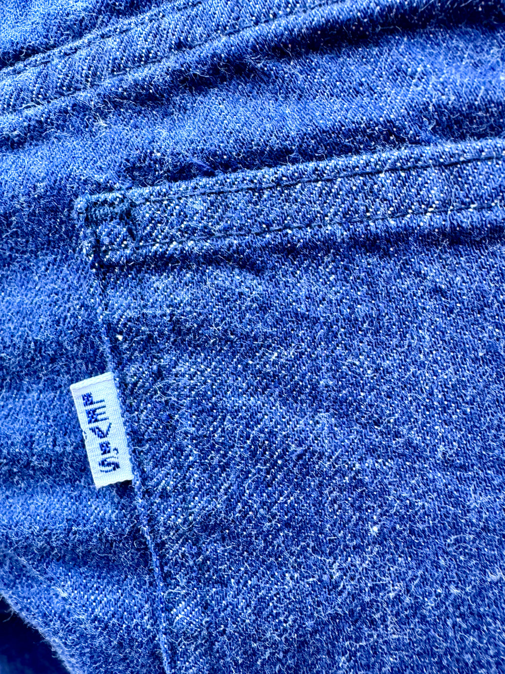 1960's Levis Big E Jeans ~ Dark Wash Collector Denim "Levis For Gals" ~ Levis White Tab