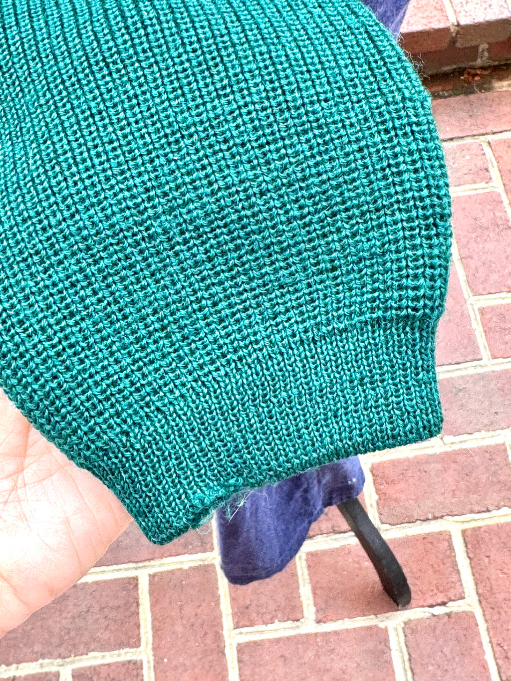 1930's/40's Pure Wool Deep Emerald Green Cardigan Sweater ~ Size M