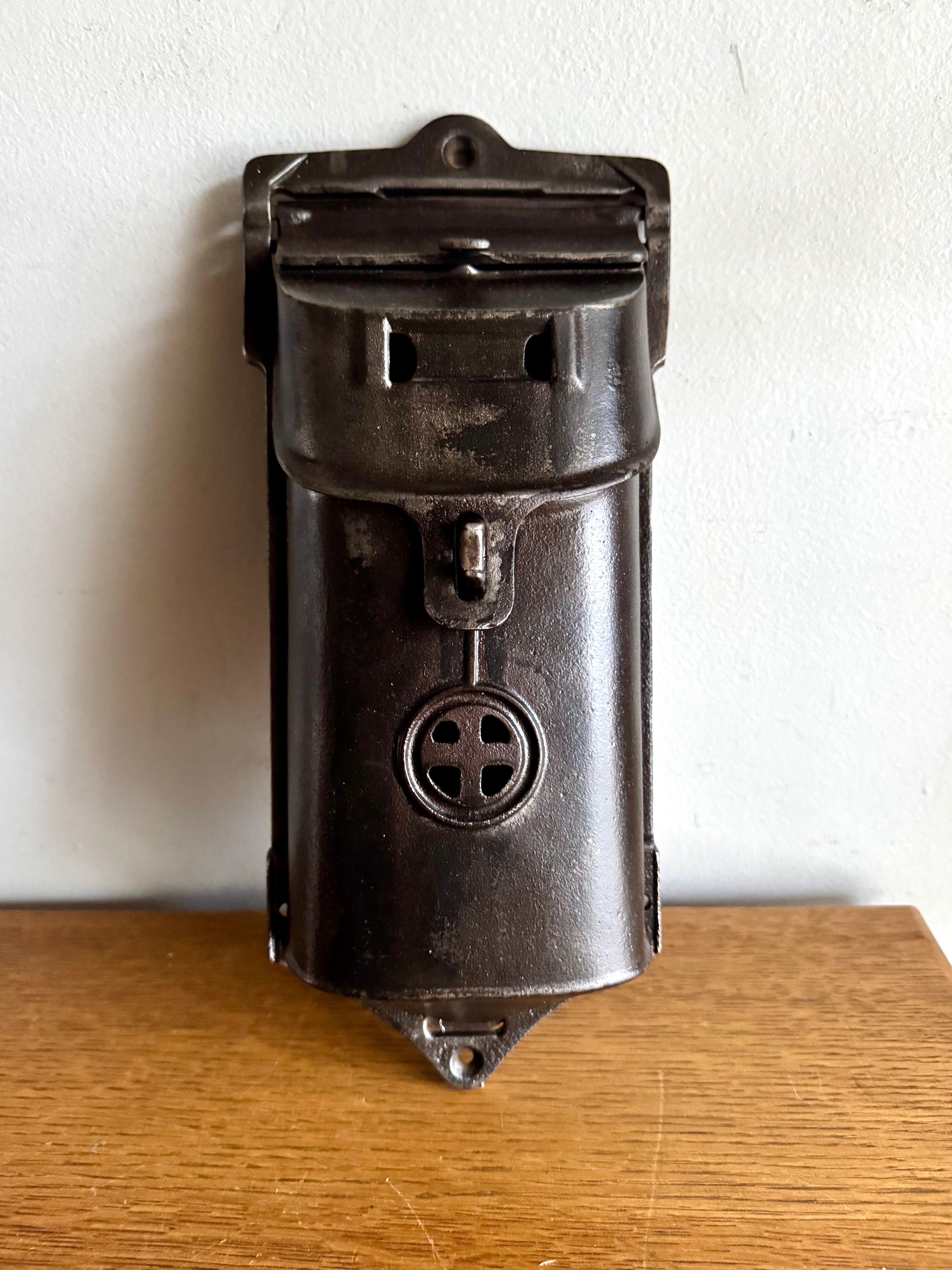 1930's Griswold 106A Cast Iron Wall Mount Mailbox | Griswold Letter Box