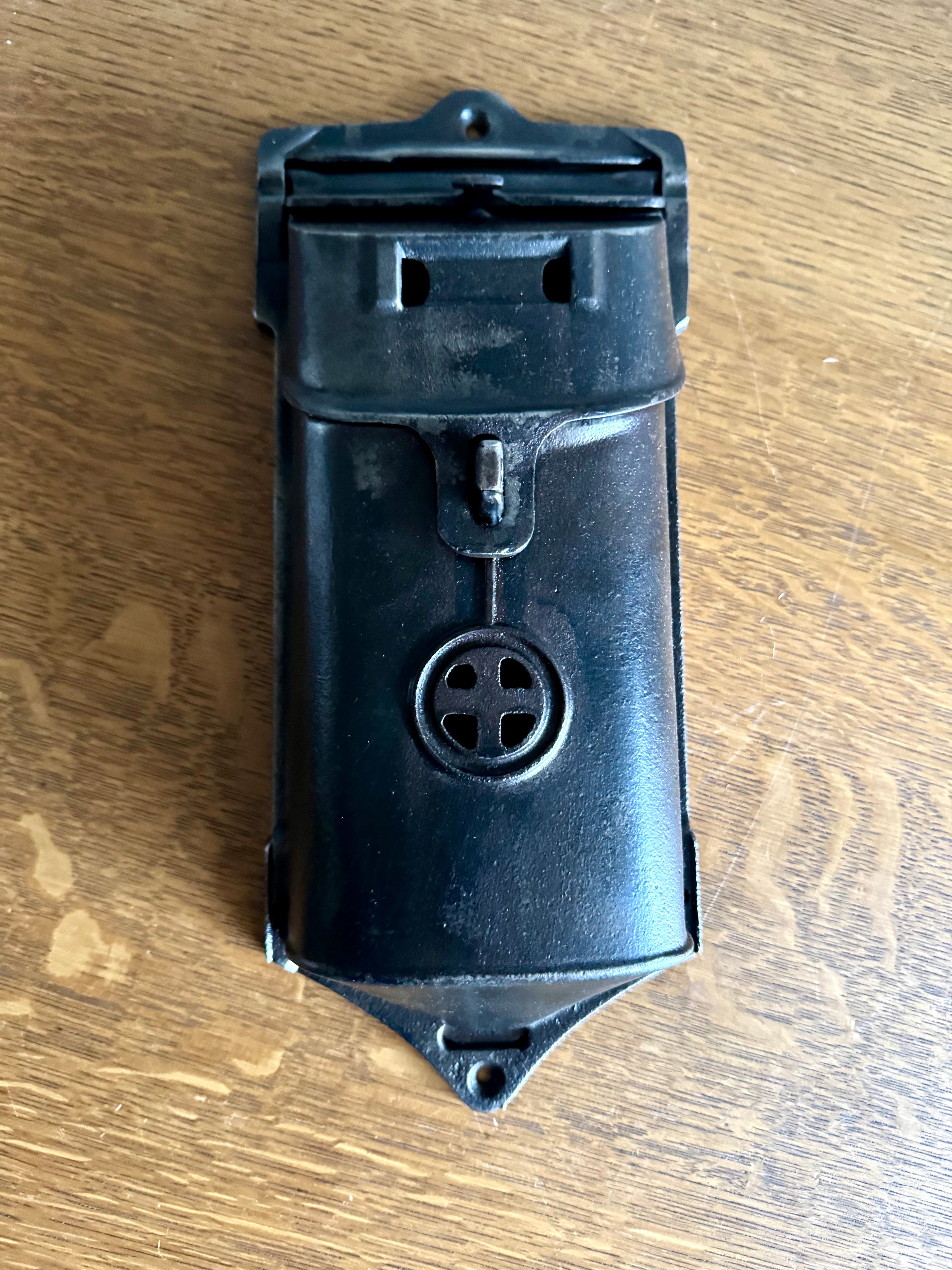 1930's Griswold 106A Cast Iron Wall Mount Mailbox | Griswold Letter Box