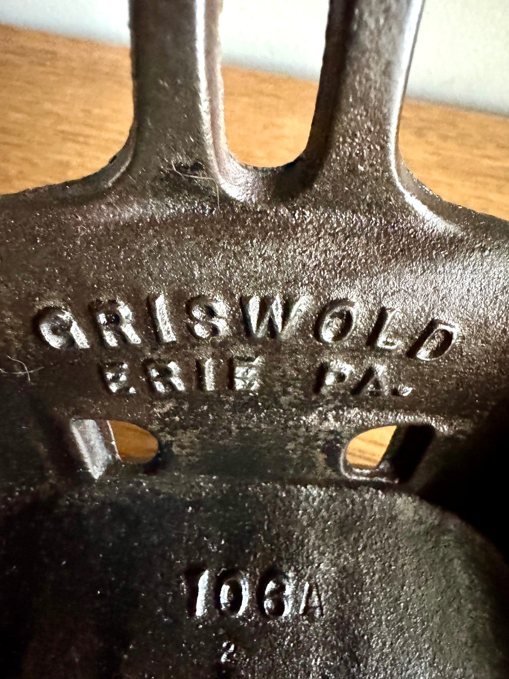 1930's Griswold 106A Cast Iron Wall Mount Mailbox | Griswold Letter Box