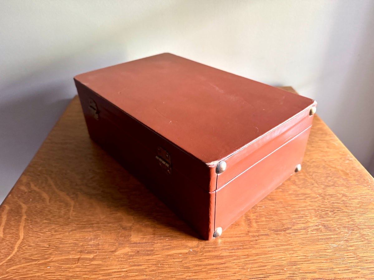 Vtg Trav-L-Bar Case ~ MCM Travel Bar Case