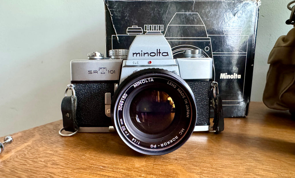 Vtg Minolta SR-T 101, Camera Bag, 2 Extra Lenses, Strap and Accessories | Minolta 35MM Camera