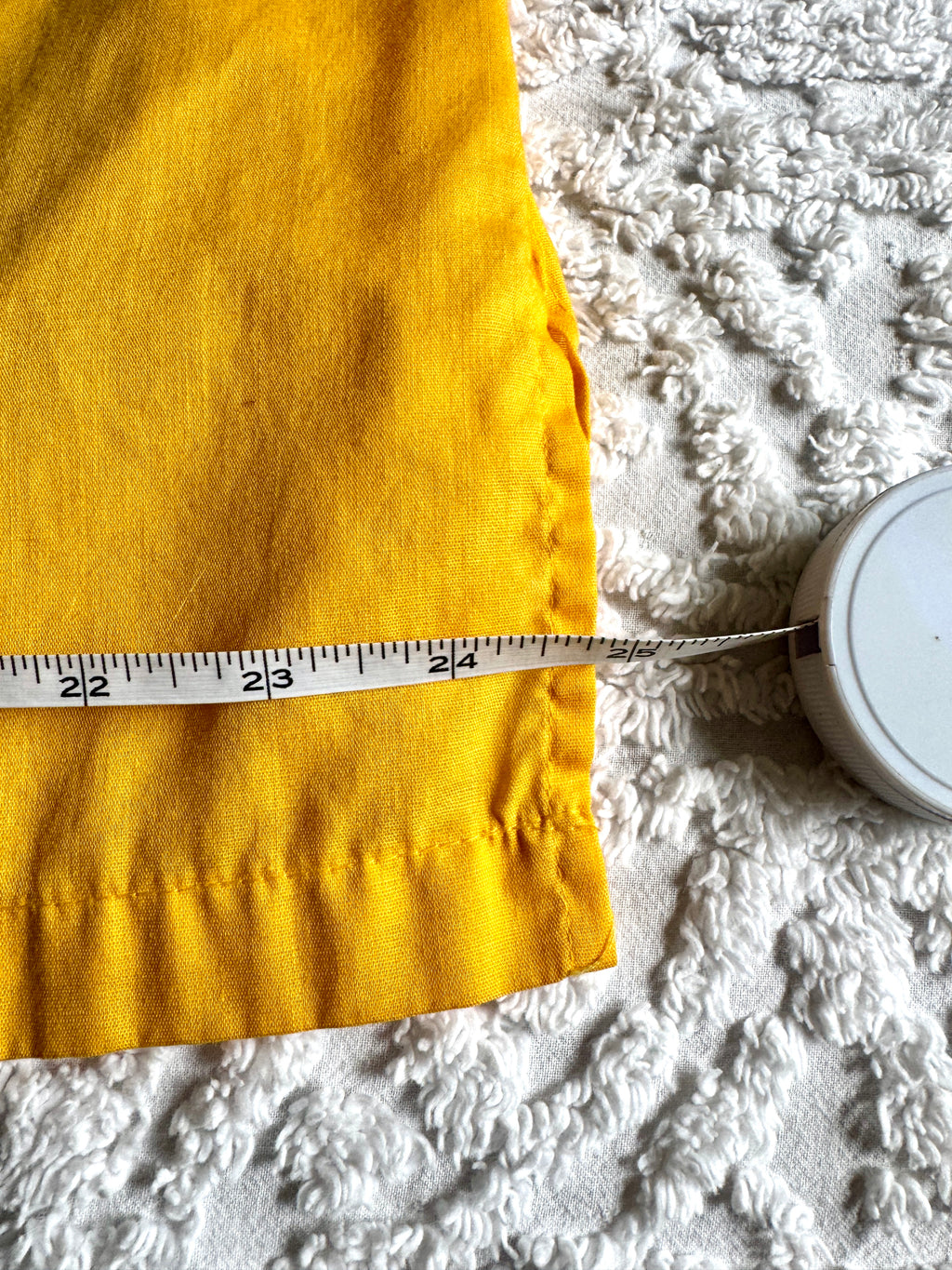 Vtg Yellow Buttom Up Work Shirt ~ J & J Vending Bowling Shirt ~ Yellow Bowling Shirt