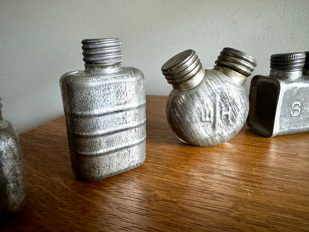 Set of 5 Rifle Oiler Cans | Soviet Rifle Oil Cans | Various Lot of WW2 Oiler Cans