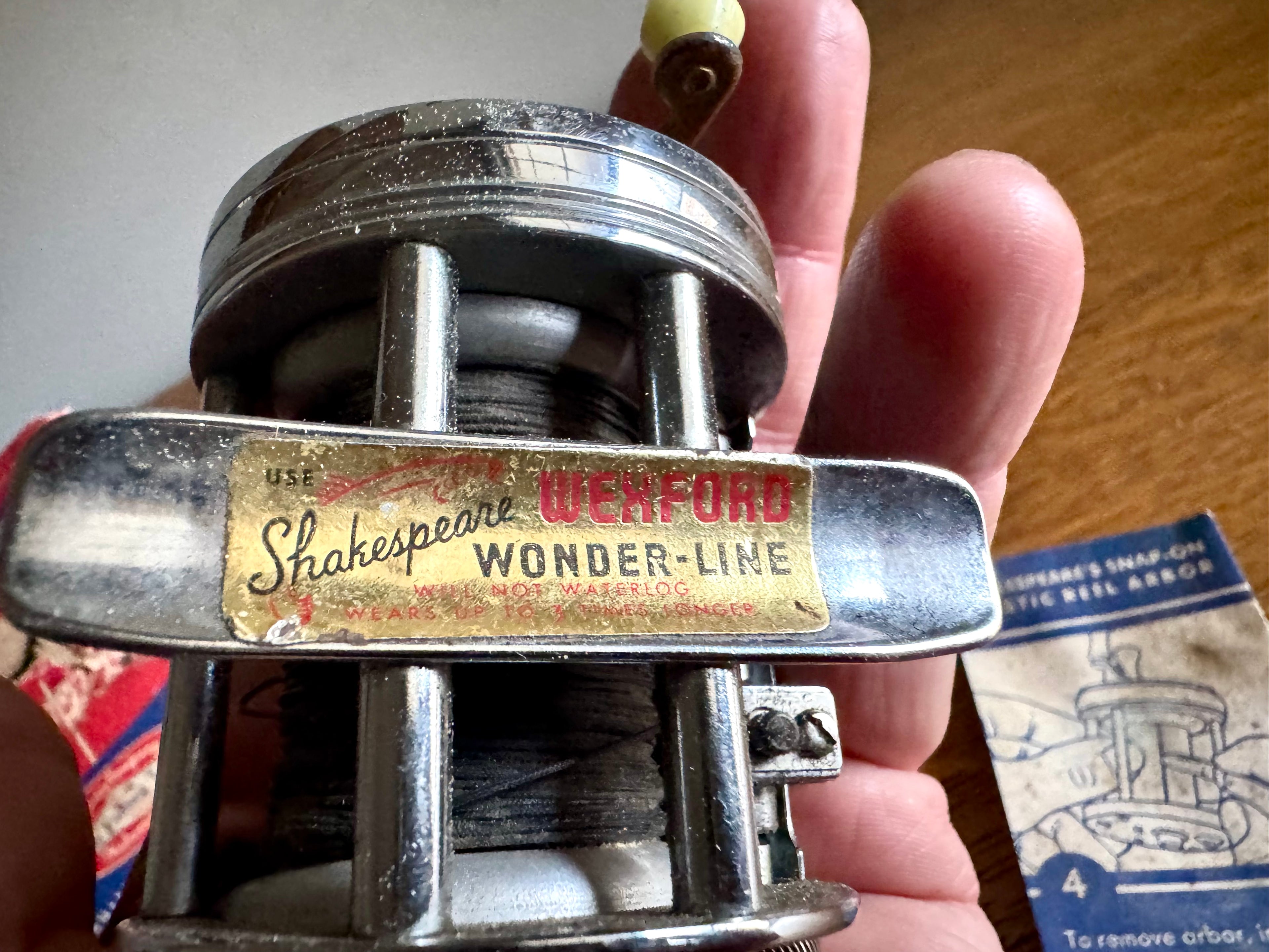 Shakespeare 1920 Wondereel Baitcasting Fishing Reel in Box and Papers