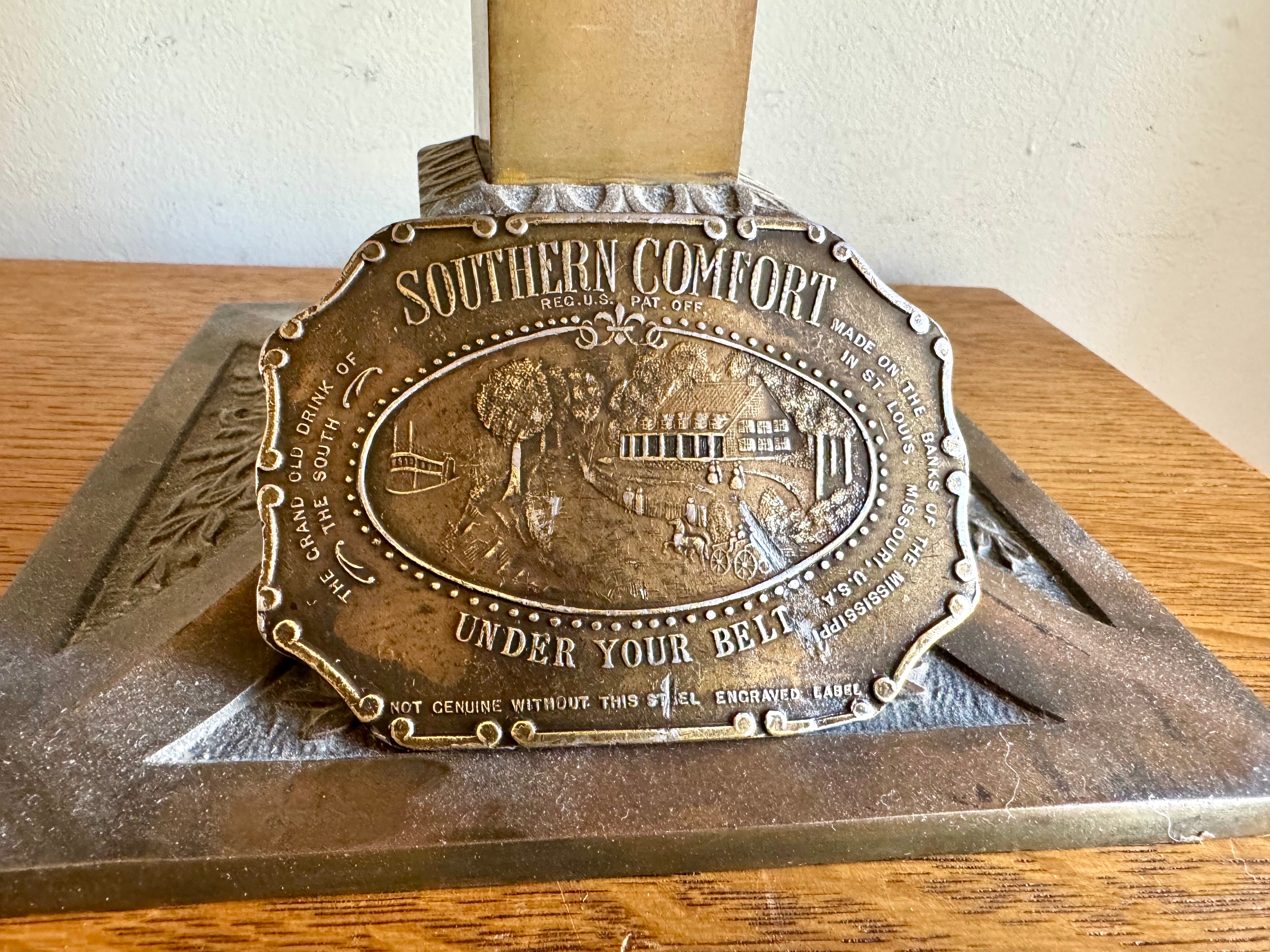 Vtg Southern Comfort Metal Belt Buckle | Whiskey Belt Buckle