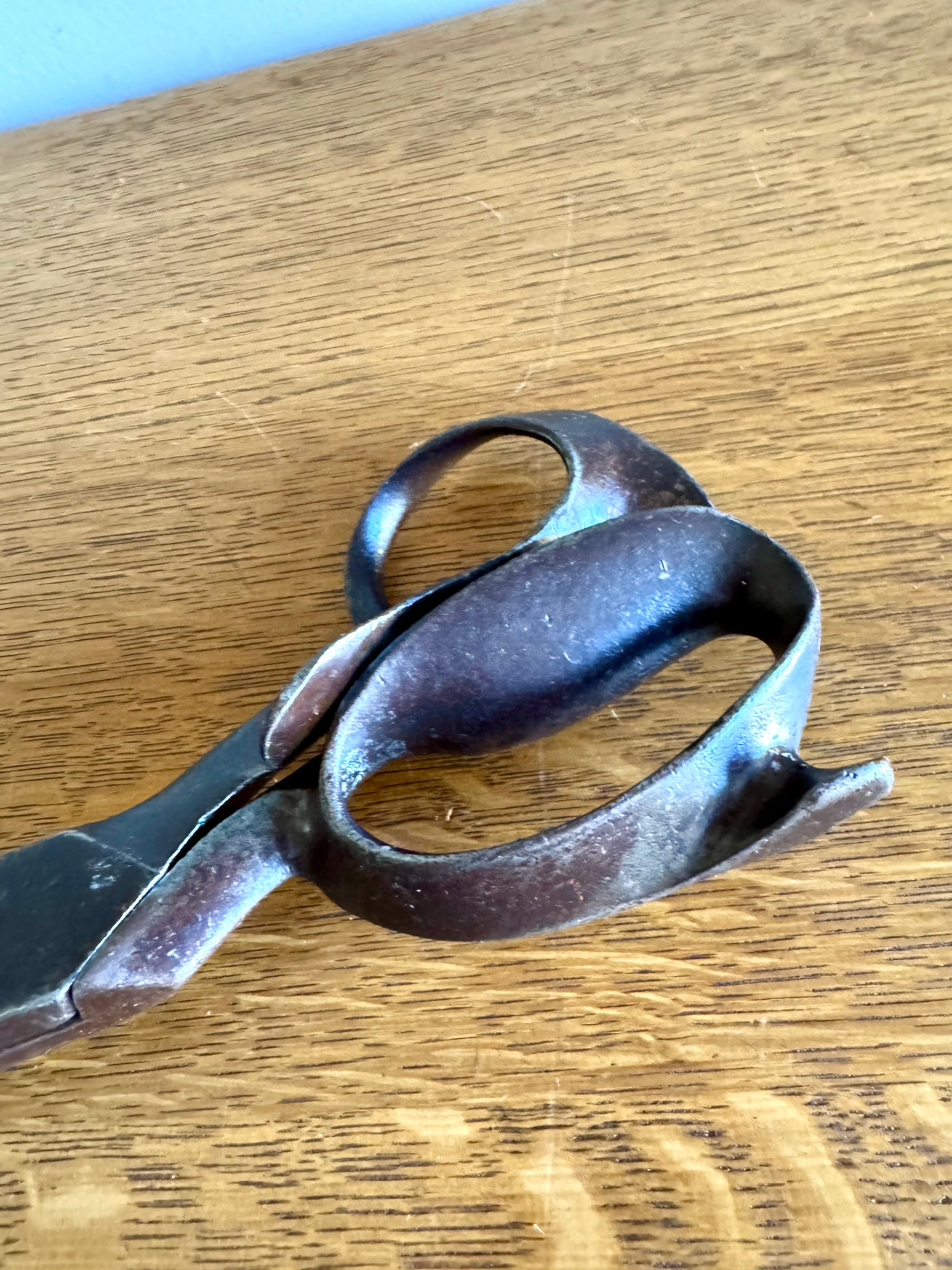 Antique R. Heinsch Style Taylor's Shears | Forged Steel 13" Right Handed Fabric Scissors