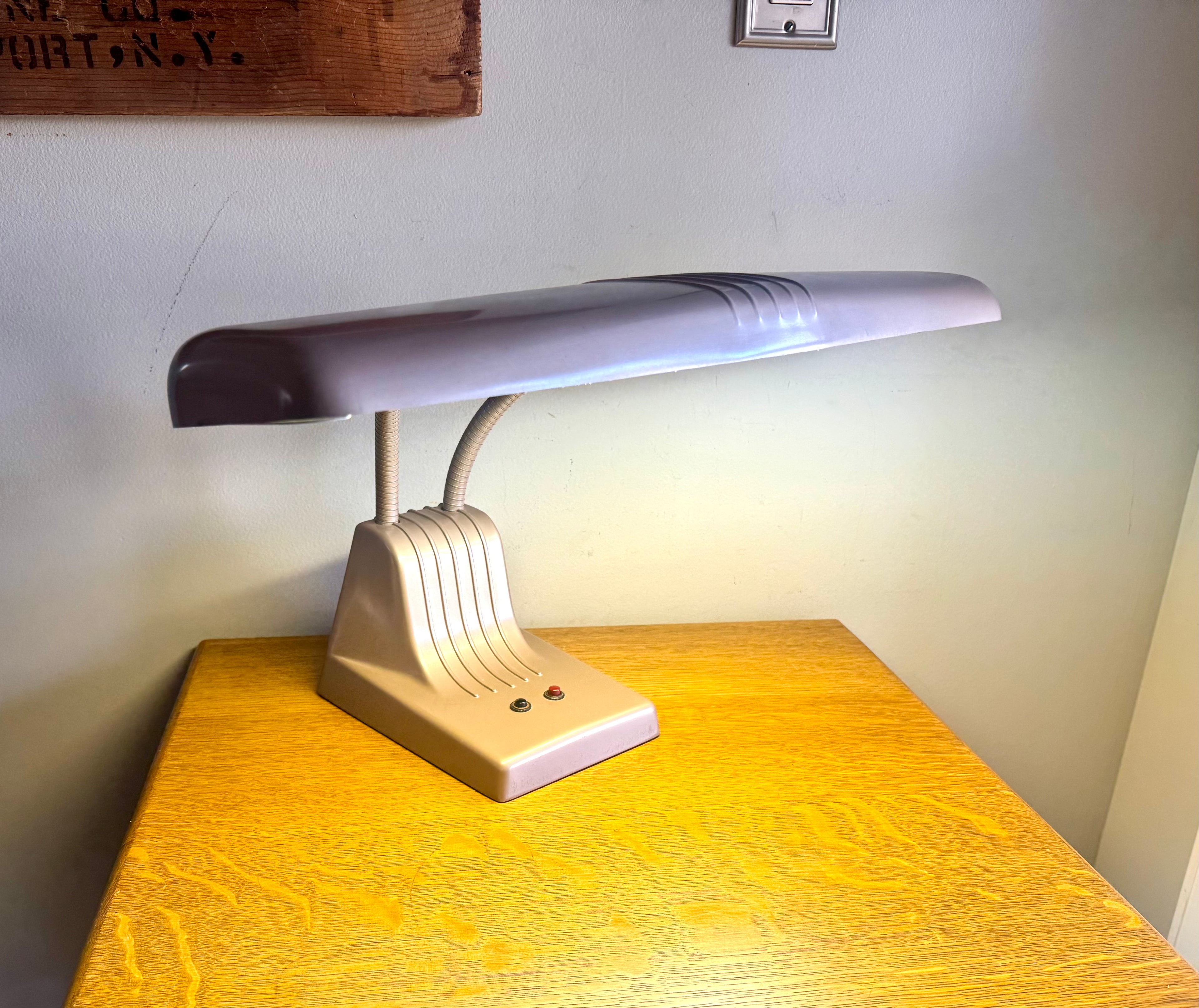 Vtg Dazor Model 1000 Desk Lamp | Industrial Dazor 1000 Lamp
