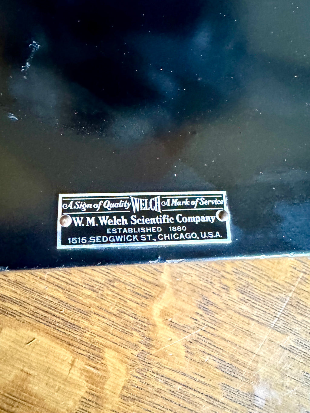 W.M. Welch Scientific Co. General Electric A-C 1/20 HP Motor