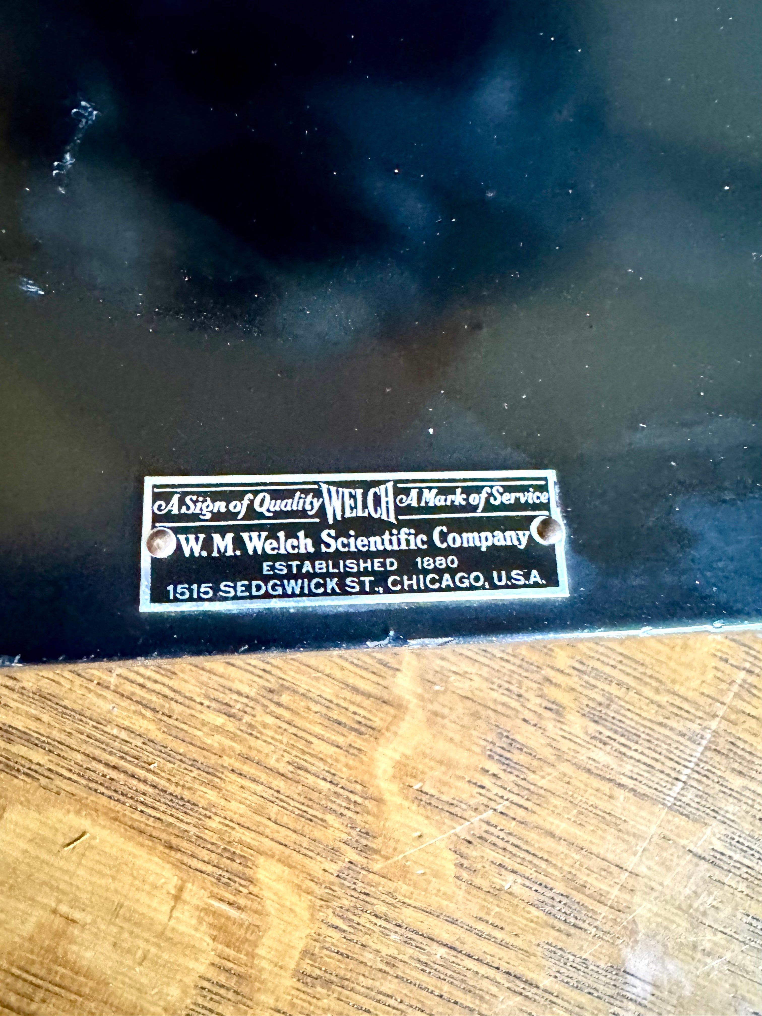 W.M. Welch Scientific Co. General Electric A-C 1/20 HP Motor