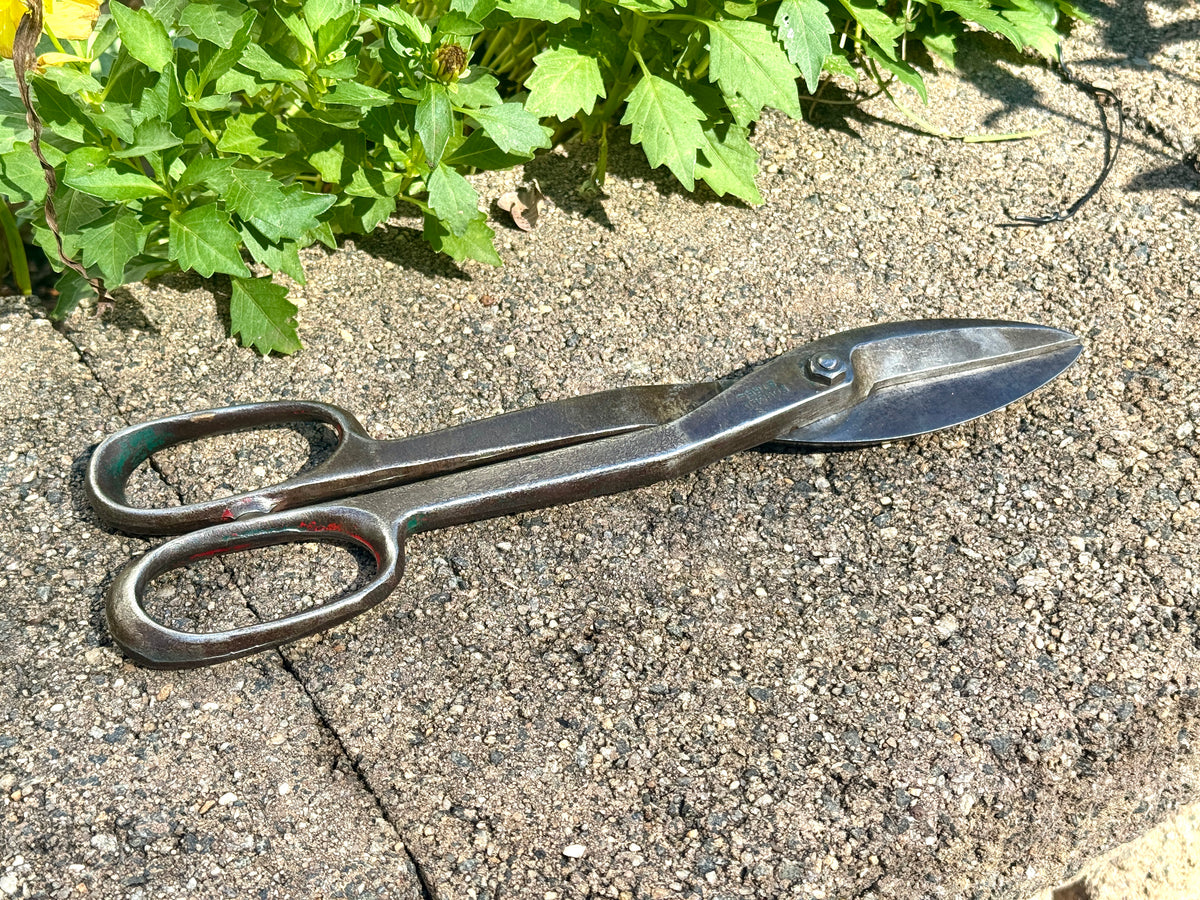 Vtg 12” Pexto Forged Steel Tin Snips ~ Forged Steel Pexto TIn Snips