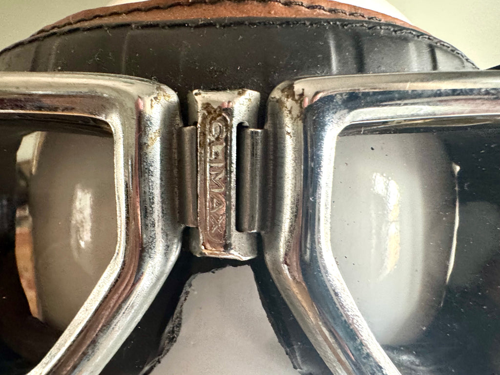 1950's Climax Flying/Motoring/Motorcycle Goggles ~ Climax Goggles