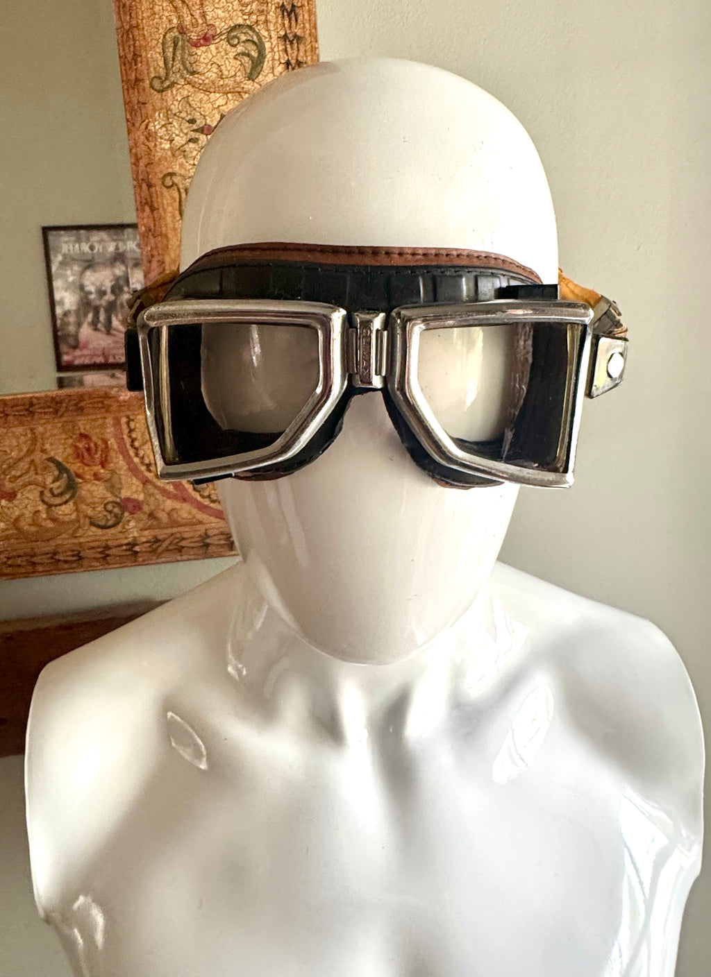1950's Climax Flying/Motoring/Motorcycle Goggles ~ Climax Goggles