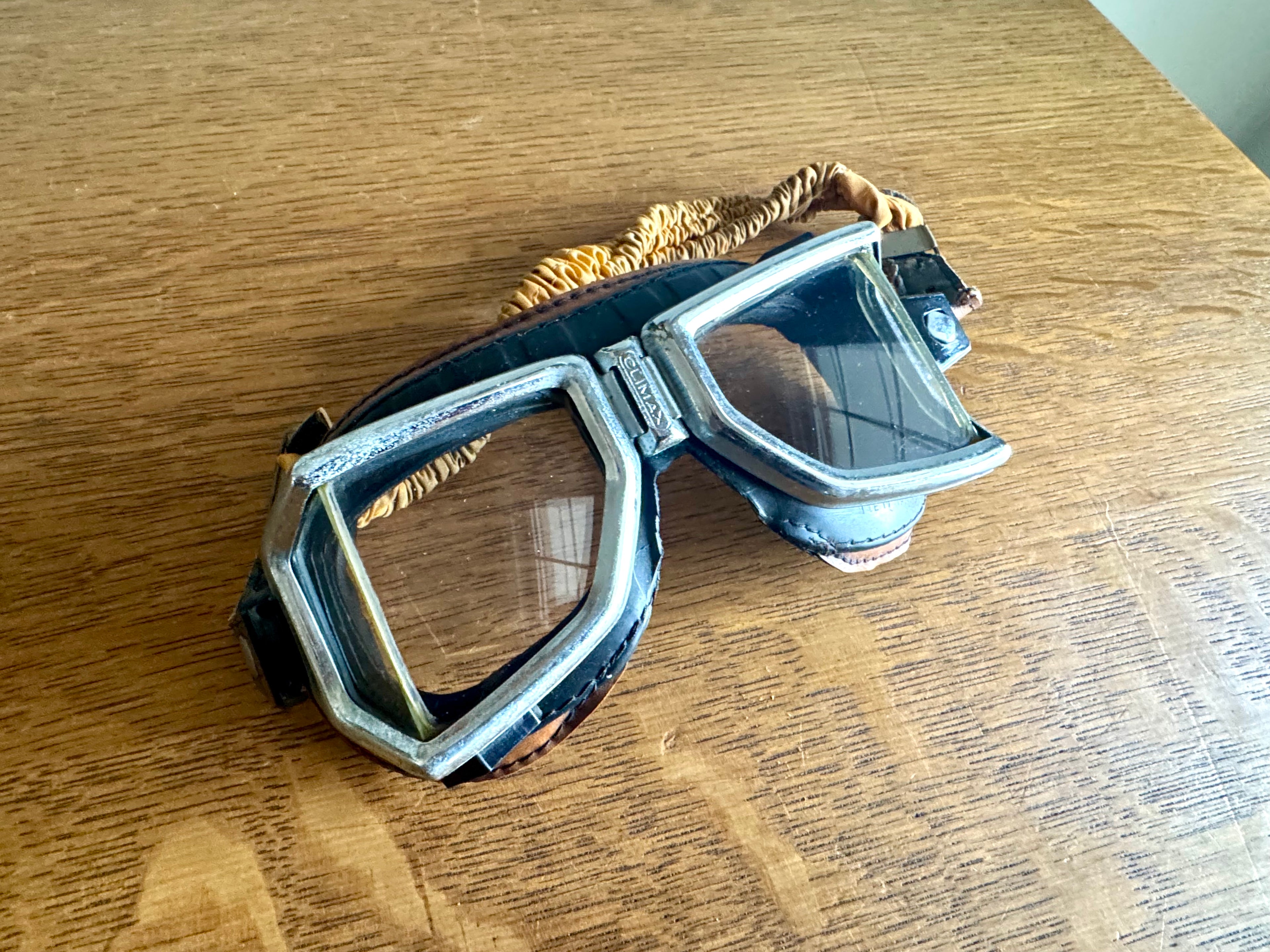 1950's Climax Flying/Motoring/Motorcycle Goggles ~ Climax Goggles