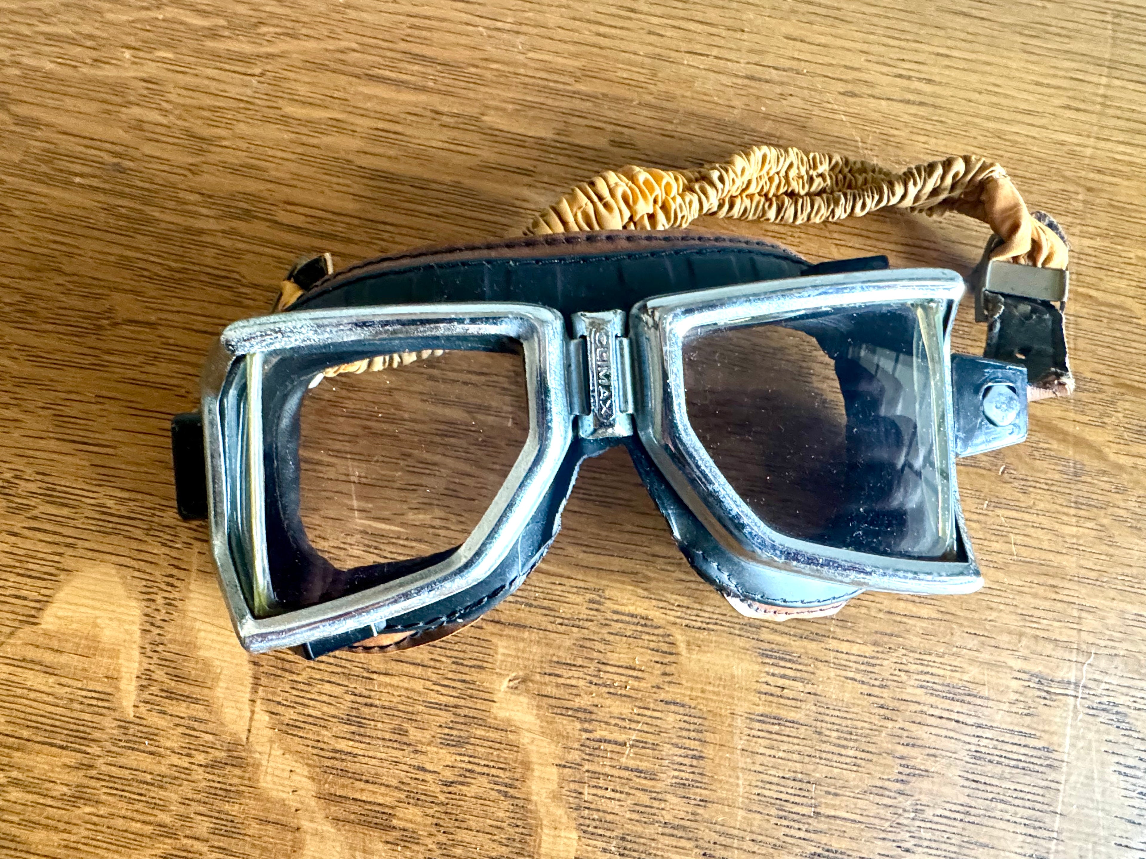 1950's Climax Flying/Motoring/Motorcycle Goggles ~ Climax Goggles