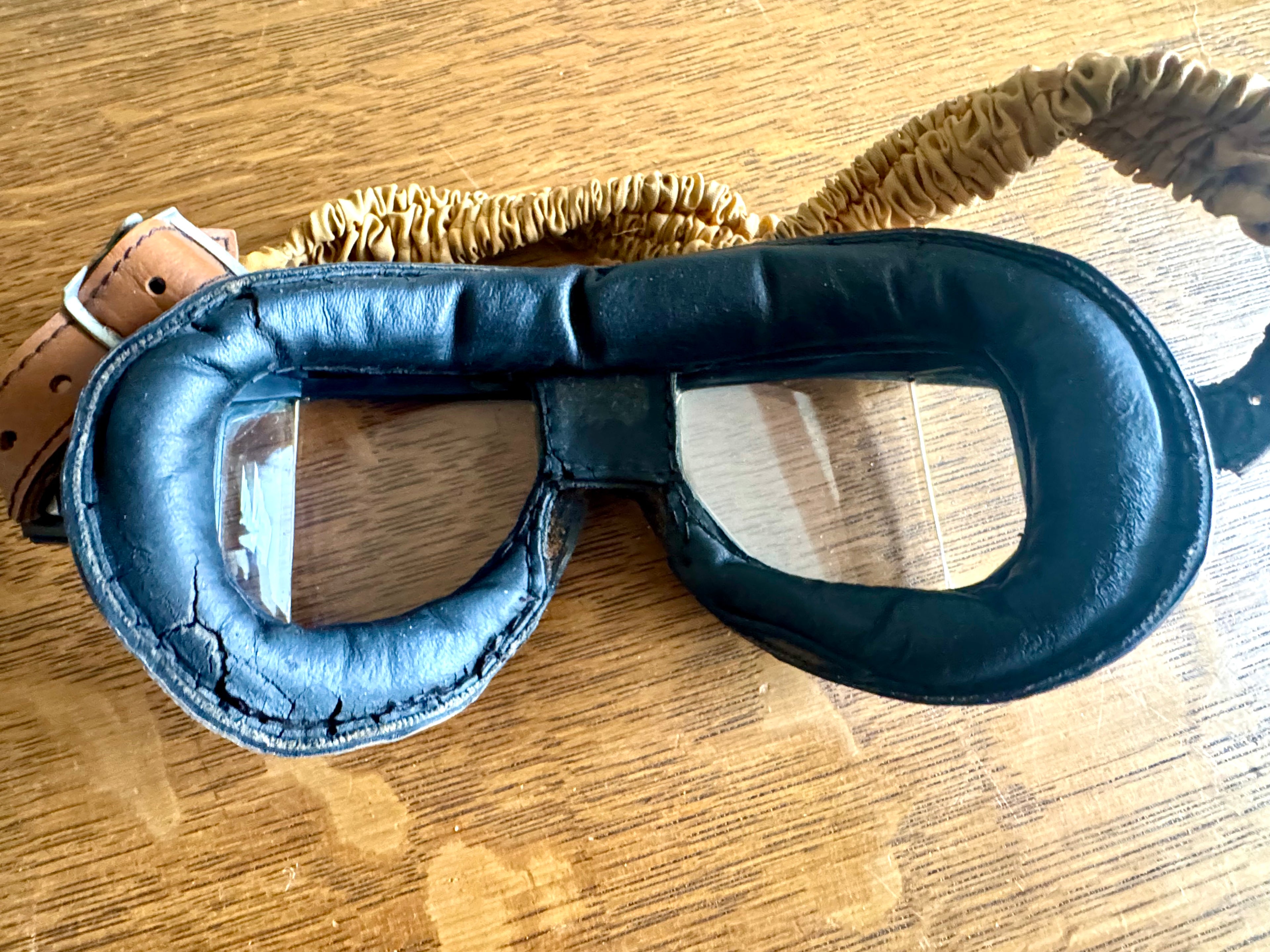1950's Climax Flying/Motoring/Motorcycle Goggles ~ Climax Goggles