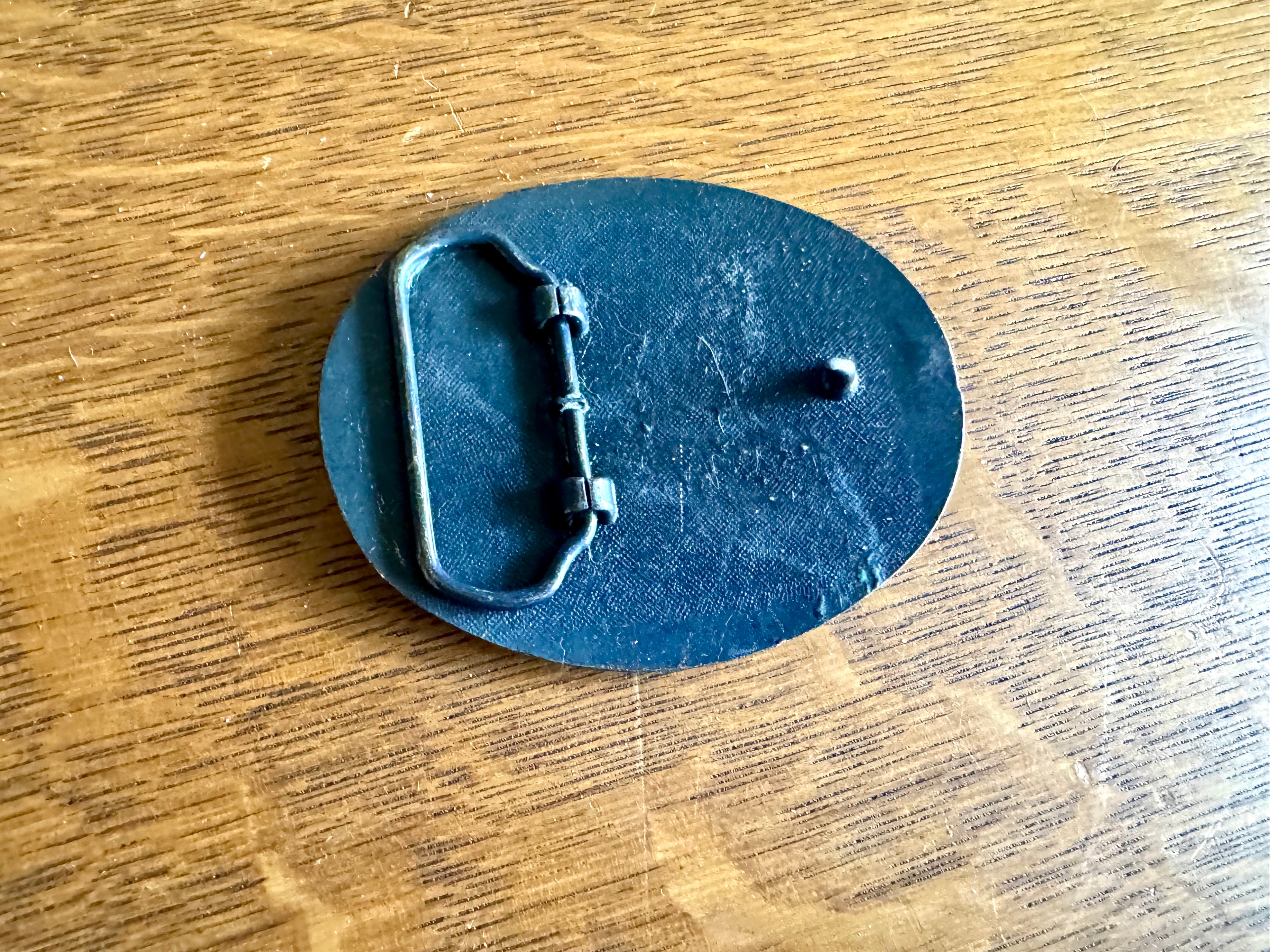 Vtg Brass WWII Veteran Belt Buckle | Brass Veteran Belt Buckle