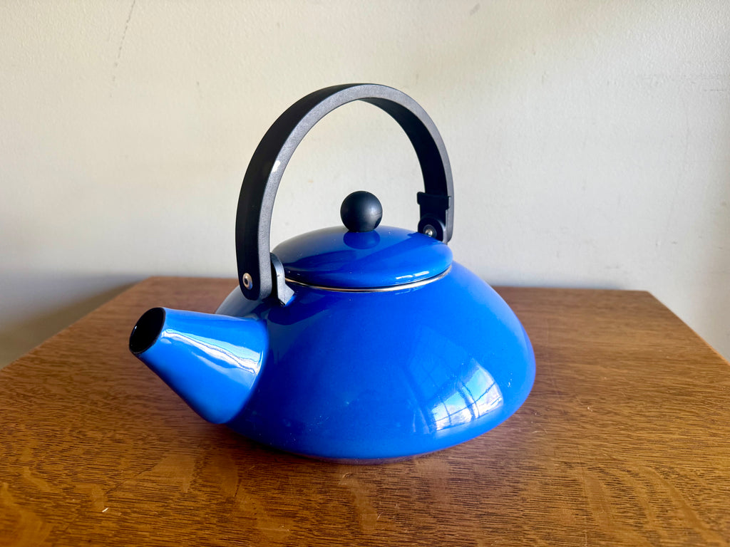 Le Creuset Tea Kettle Blue Enamel 1.5 Liters Steel | Blue Enamel Teapot Le Creuset