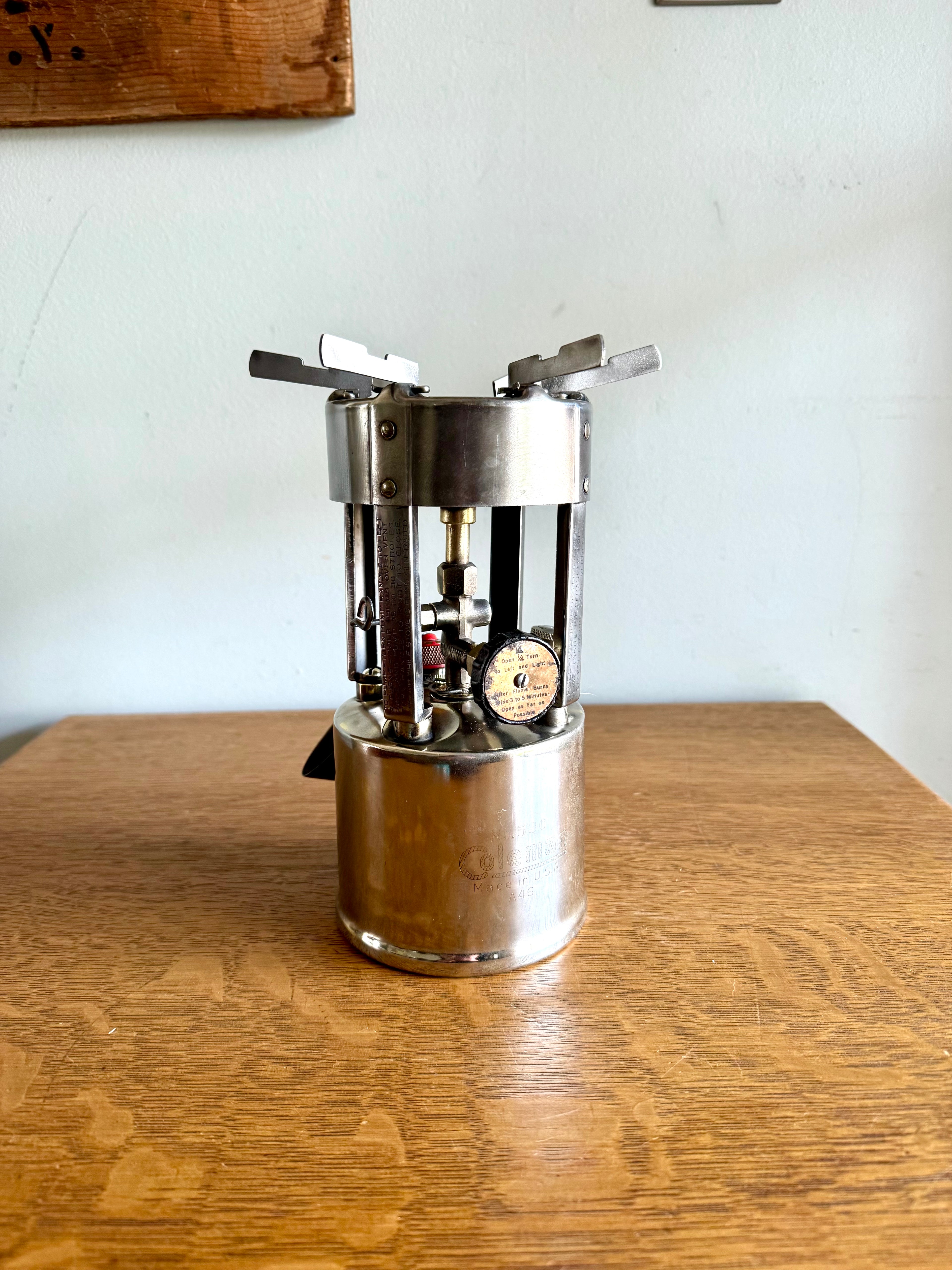 Vtg Coleman No.530 Field Pocket Stove | Coleman A46 Field Stove