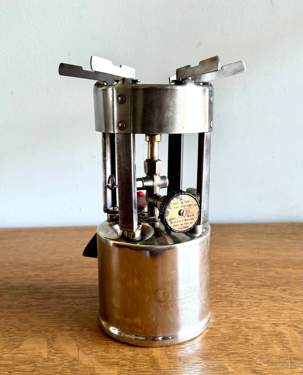 Vtg Coleman No.530 Field Pocket Stove | Coleman A46 Field Stove