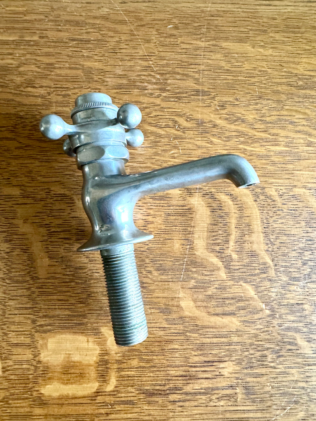 Antique J.L. Mott Spring Loaded Water Faucets | Hot & Cold Spring Loaded Water Spigots