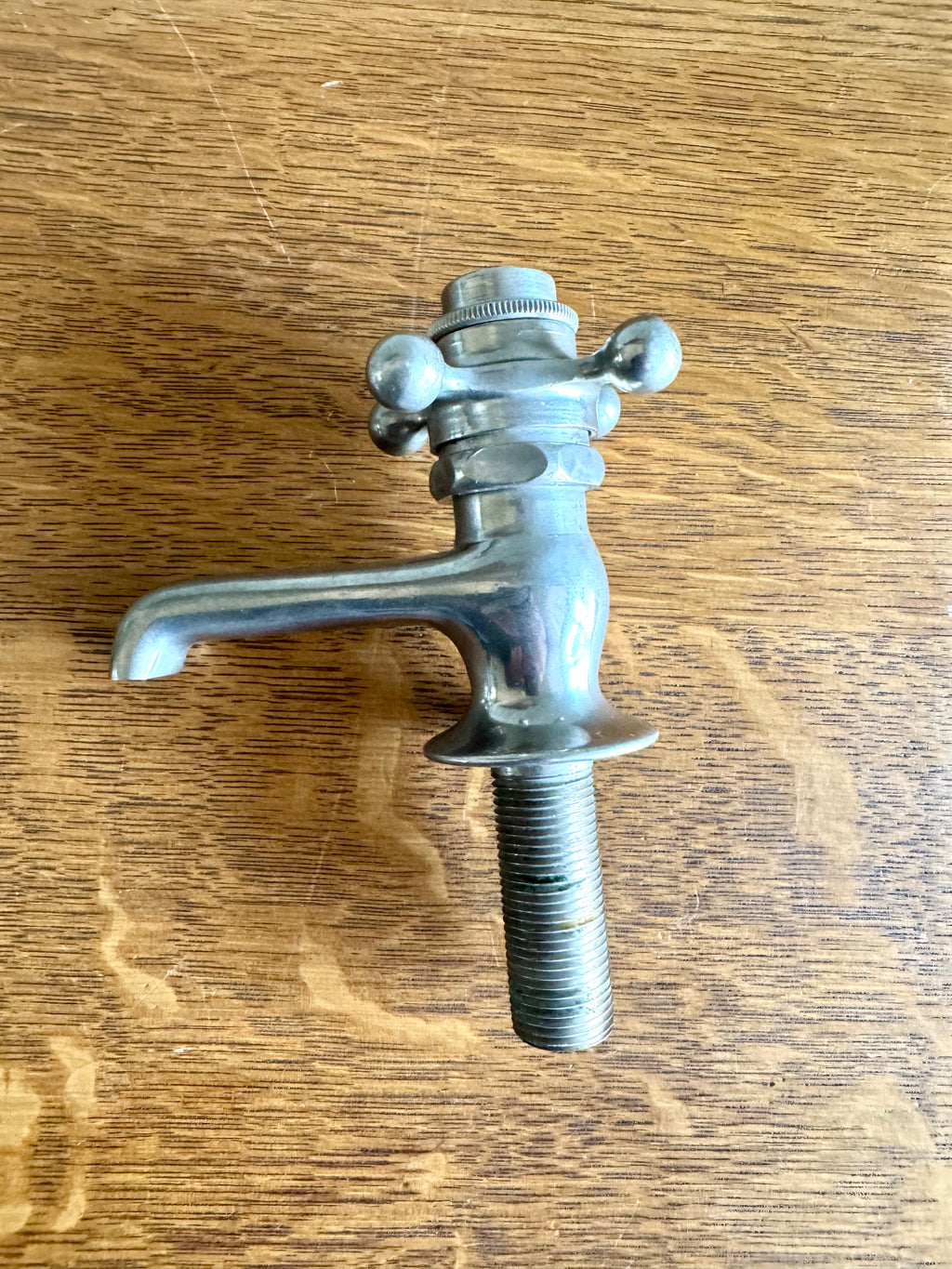 Antique J.L. Mott Spring Loaded Water Faucets | Hot & Cold Spring Loaded Water Spigots
