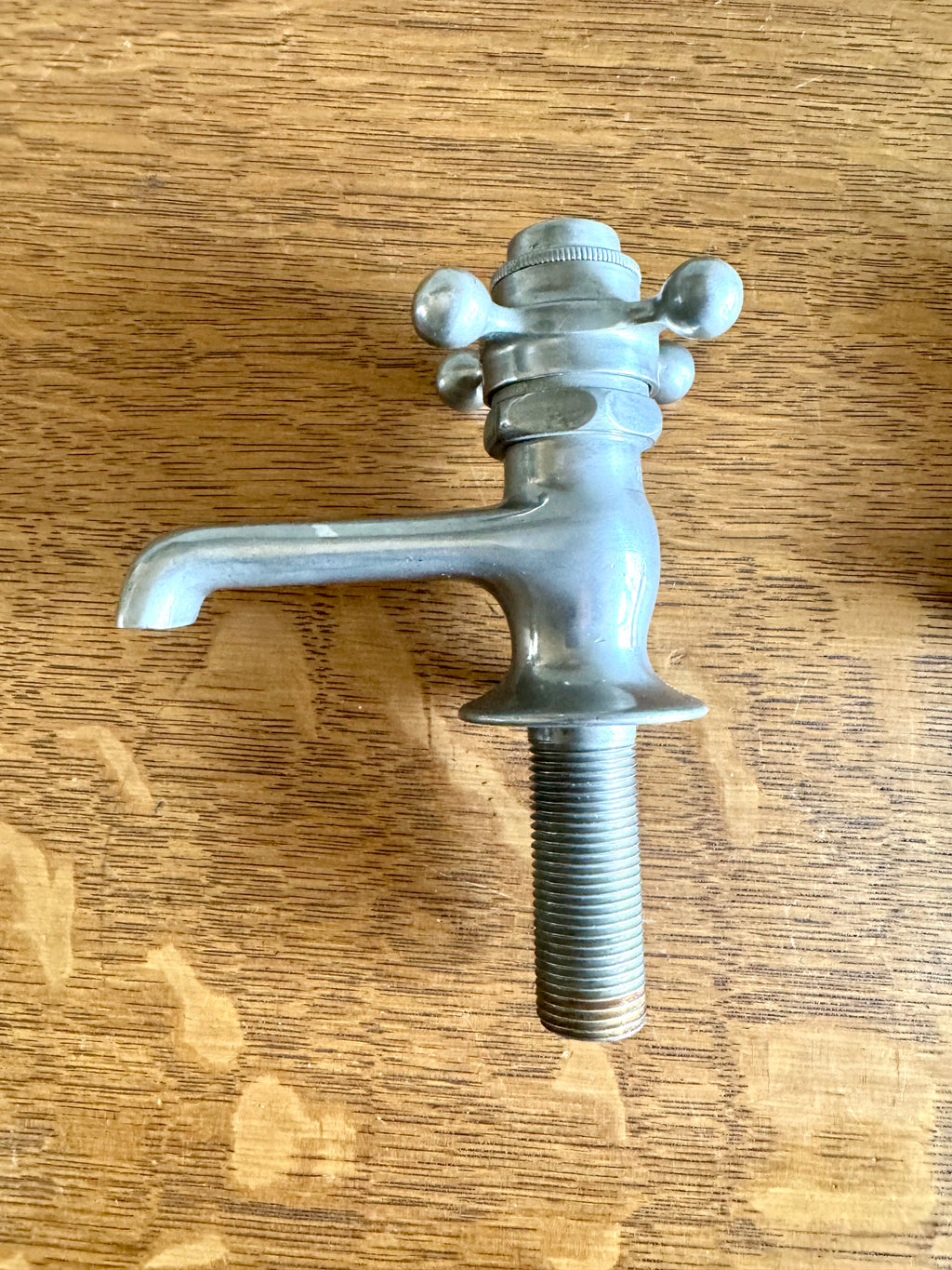 Antique J.L. Mott Spring Loaded Water Faucets | Hot & Cold Spring Loaded Water Spigots