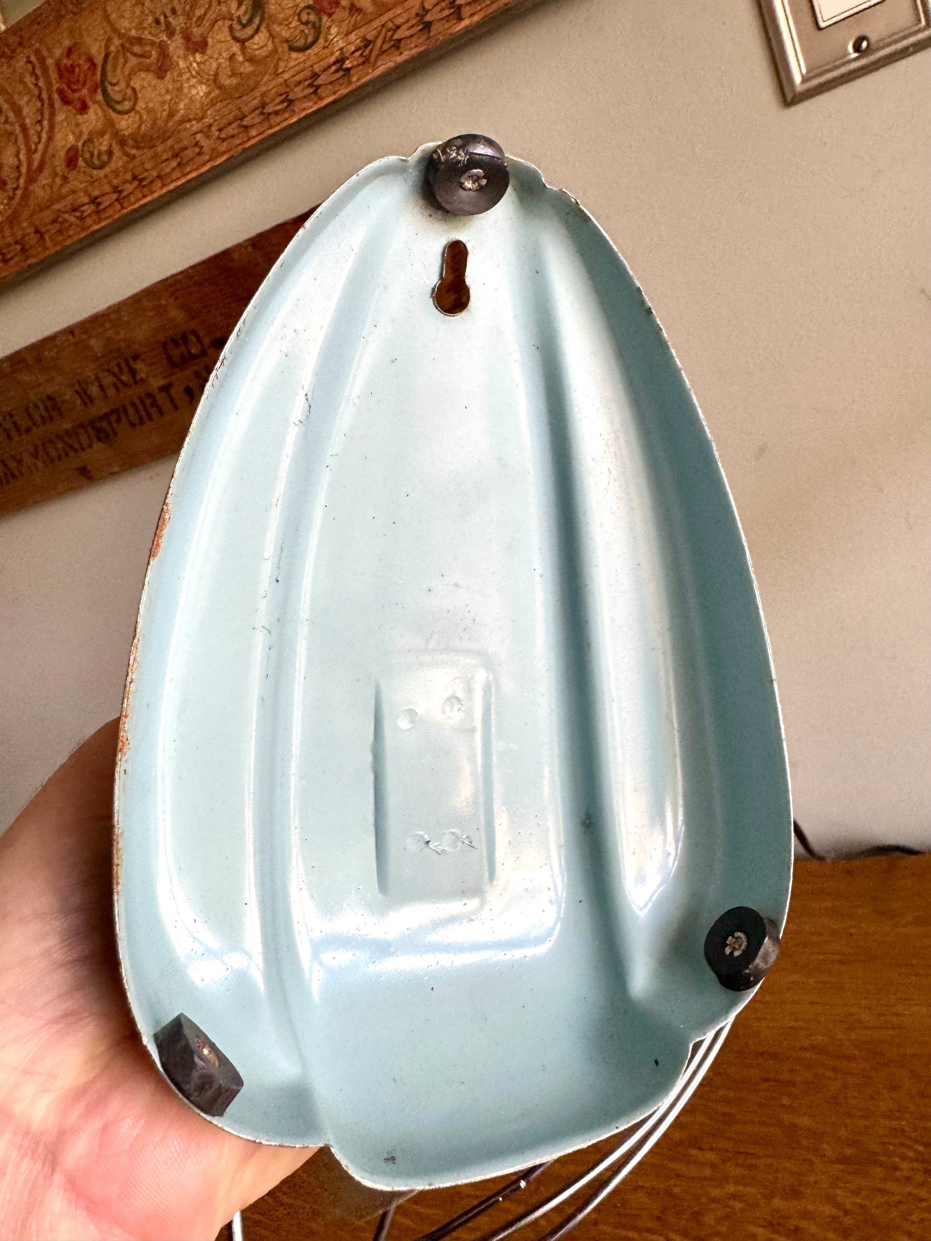 Vtg Aqua Blue McGraw-Edison Zero Oscillating Fan | Turquoise Zero Oscillating Single Speed Fan
