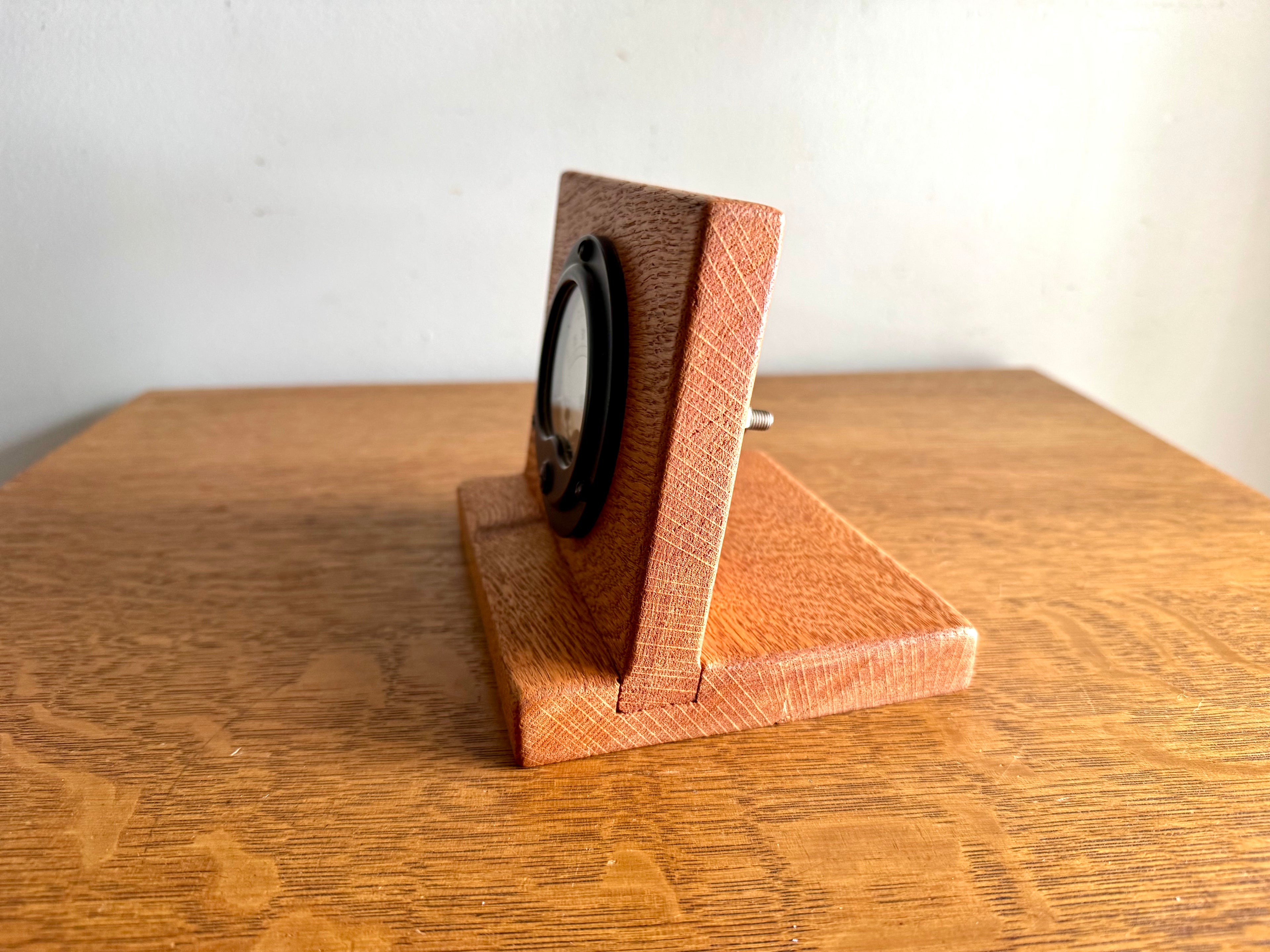 Vtg Rolling-Smith D.C. Milliamperes Meter | D.C. Analog Milliampere Meter | Vtg Roller-Smith Gauge in Wood Frame