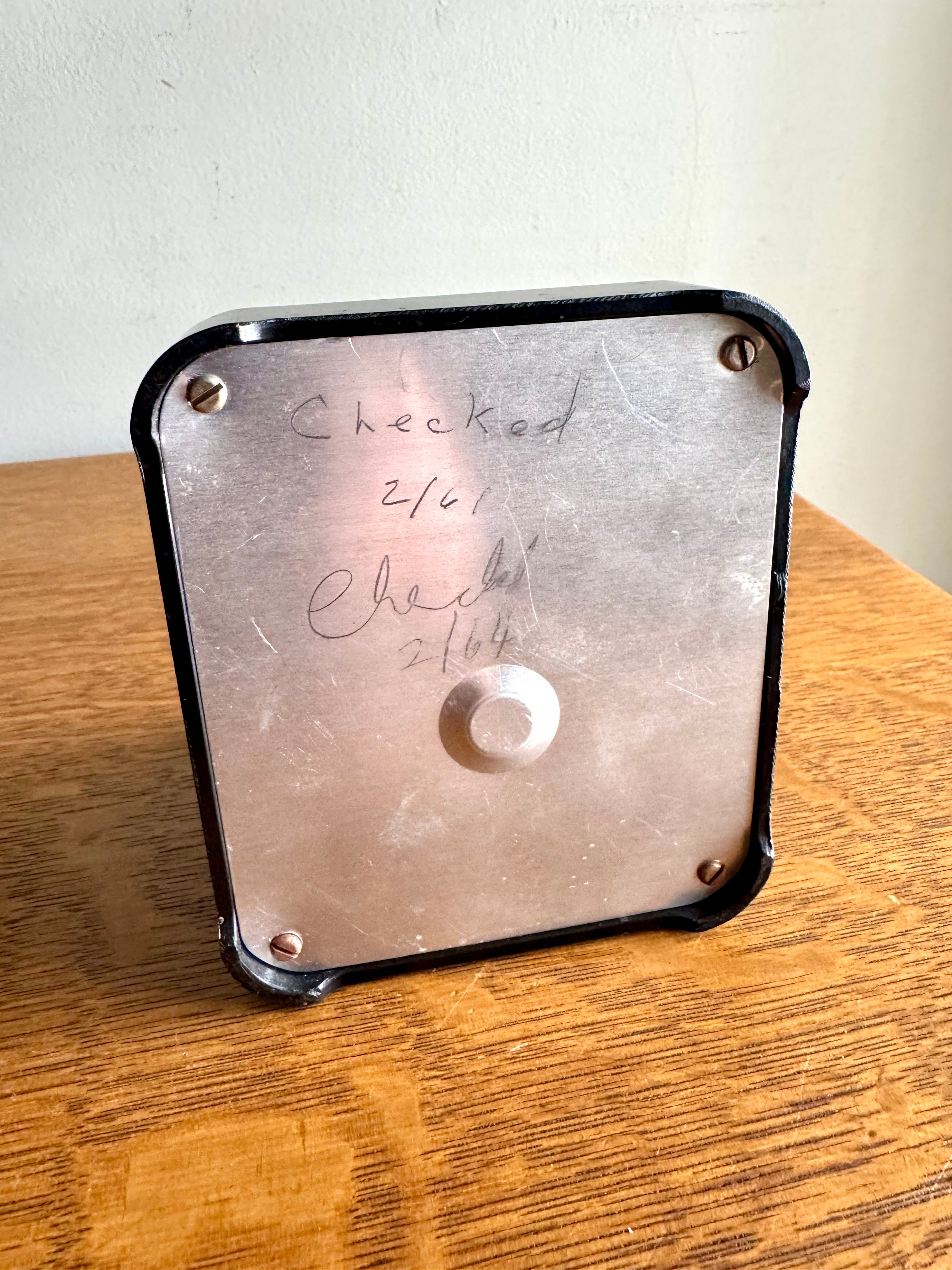 Vintage Welch Scientific Co. D.C. Volt Meter | Black Bakelite Welch Scientific Co Volt Meter | Industrial Lab Equipment Voltmeter
