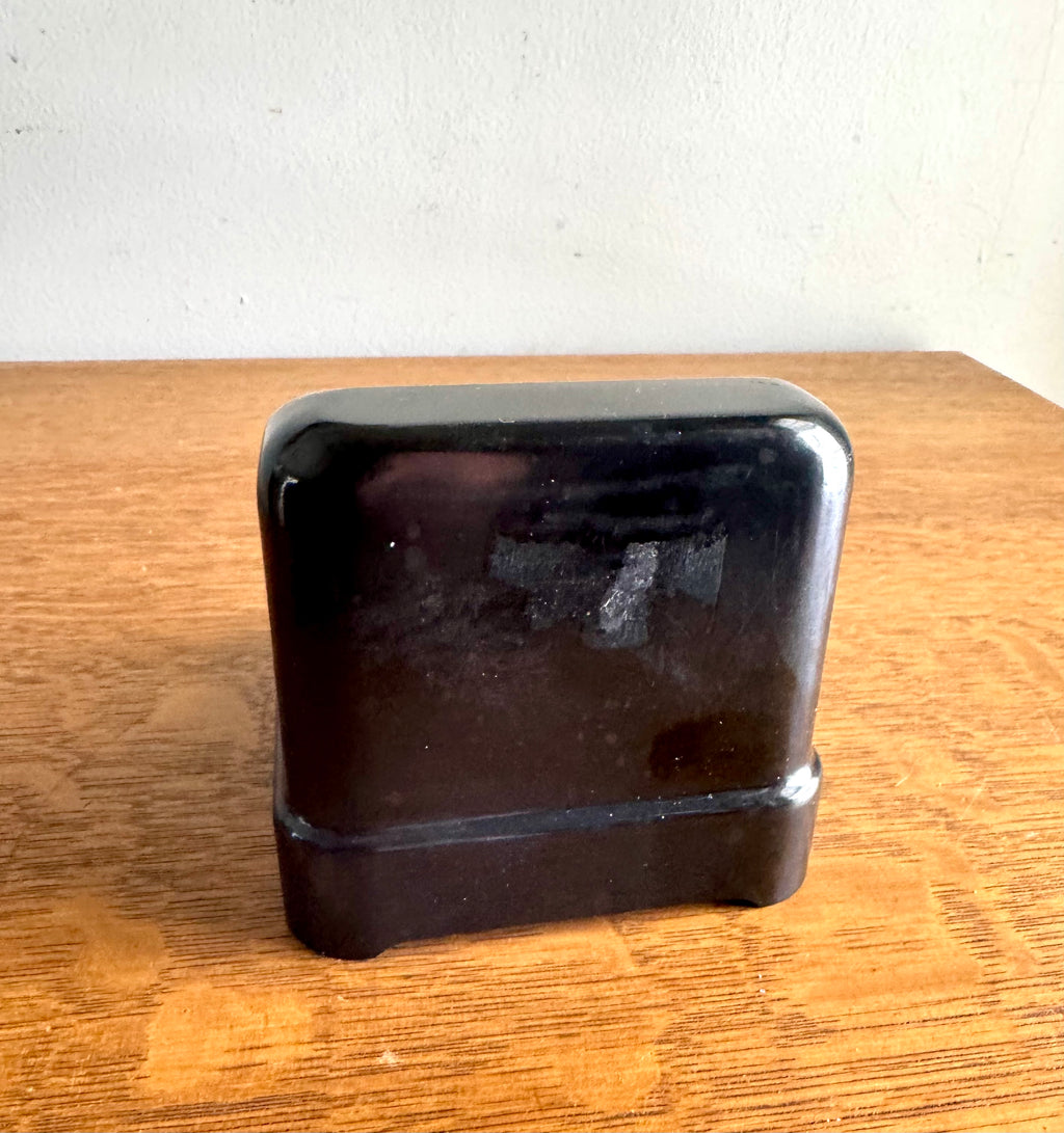 Vintage Welch Scientific Co. D.C. Amperes Meter | Black Bakelite Welch Scientific Co Ampere Meter | Industrial Lab Equipment Amp Meter