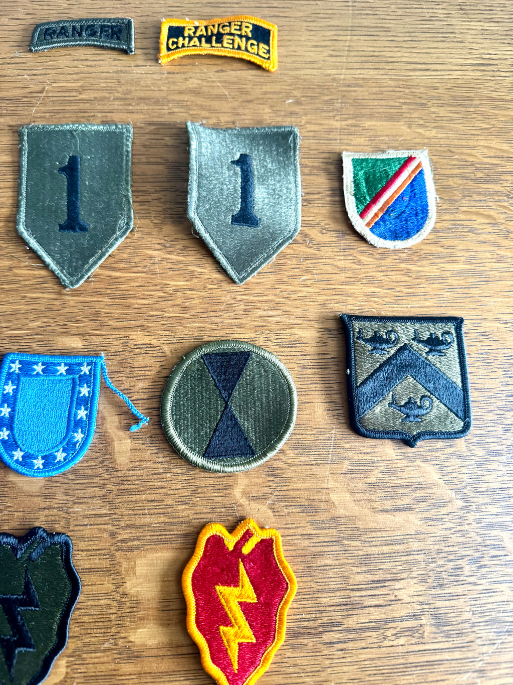Vtg Lot of 16 U.S. Army Patches | Army Ranger Patches | Squadron Patches