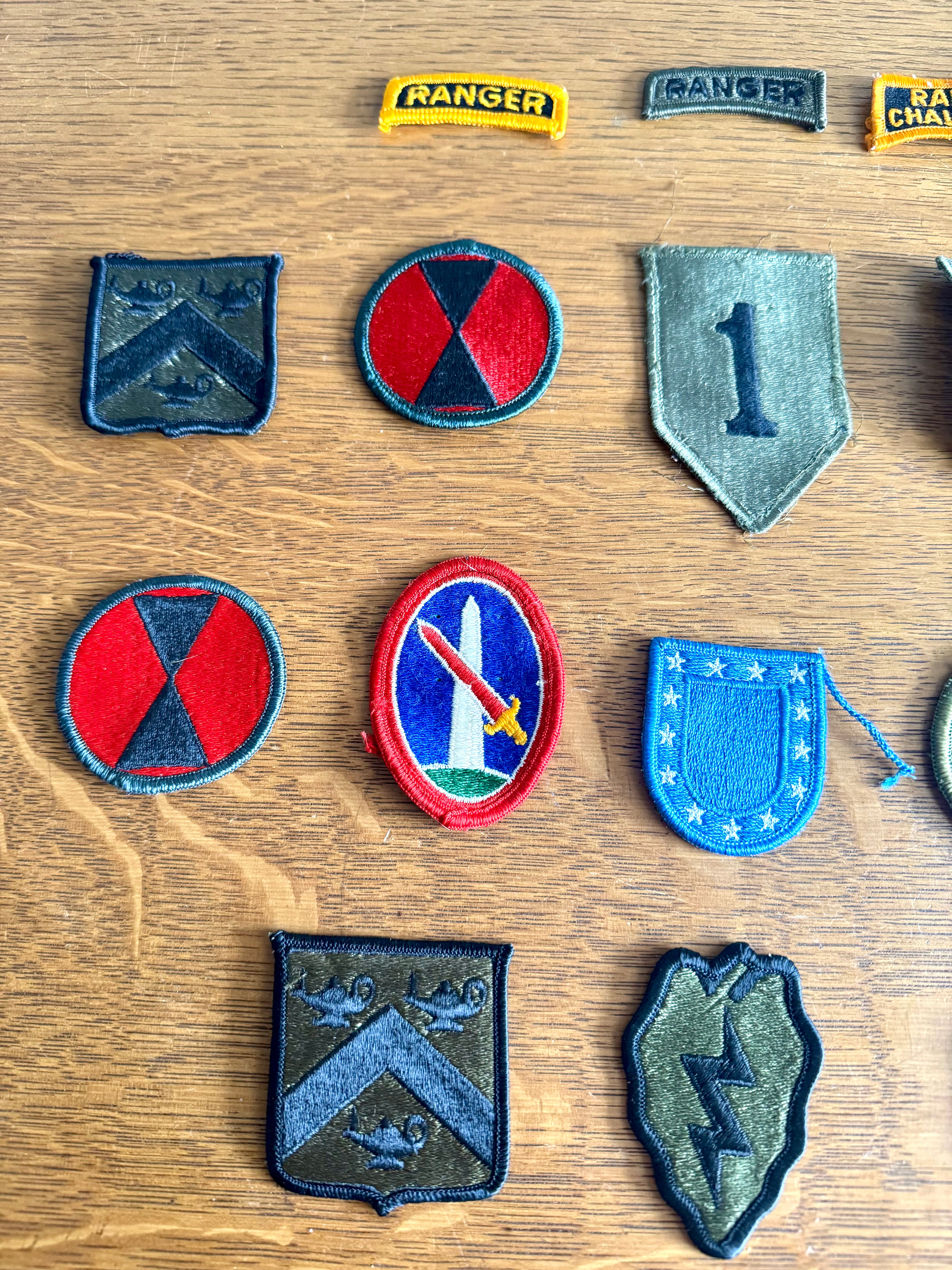 Vtg Lot of 16 U.S. Army Patches | Army Ranger Patches | Squadron Patches