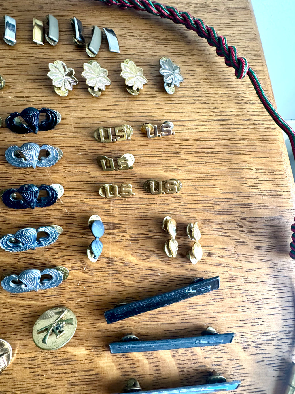 Vtg Lot of Military Pins, Medals, Ribbons, Ranks Etc.. | Ranger Military Pins and Metals