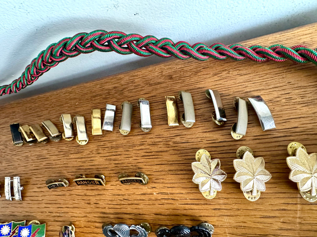Vtg Lot of Military Pins, Medals, Ribbons, Ranks Etc.. | Ranger Military Pins and Metals