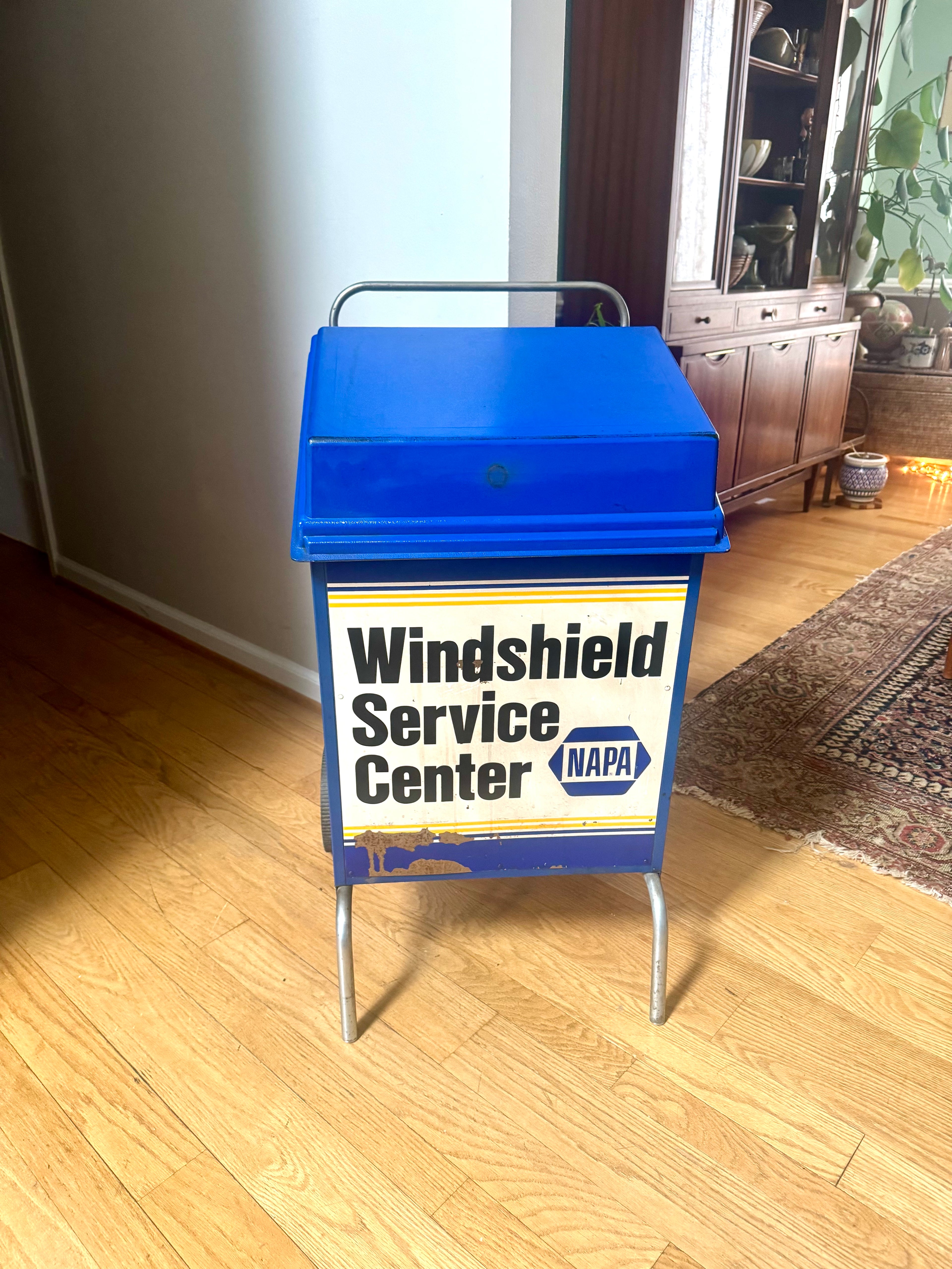 Vtg Napa Windshield Wiper Blade Service Cart | Industrial Umbrella Stand
