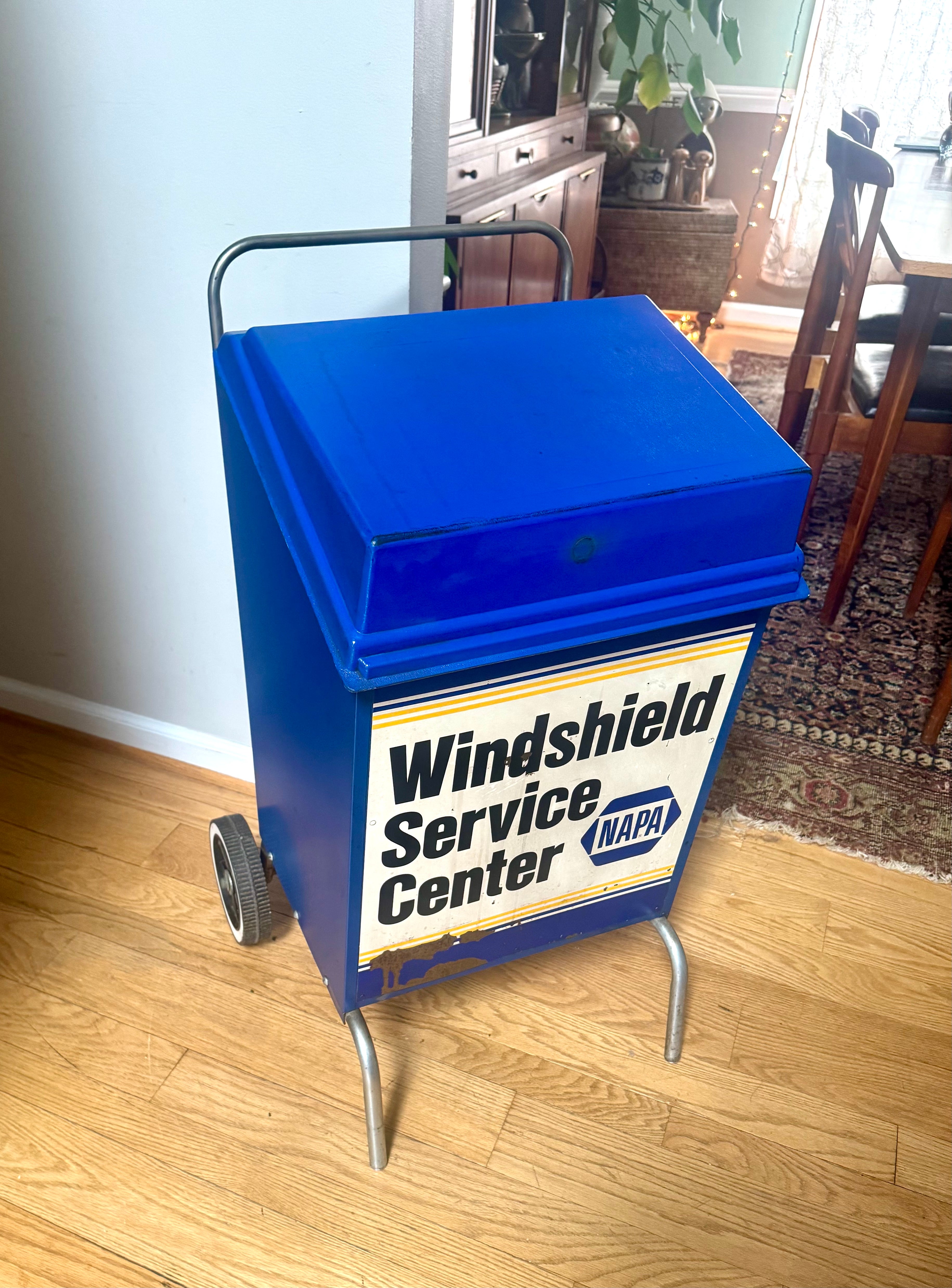 Vtg Napa Windshield Wiper Blade Service Cart | Industrial Umbrella Stand