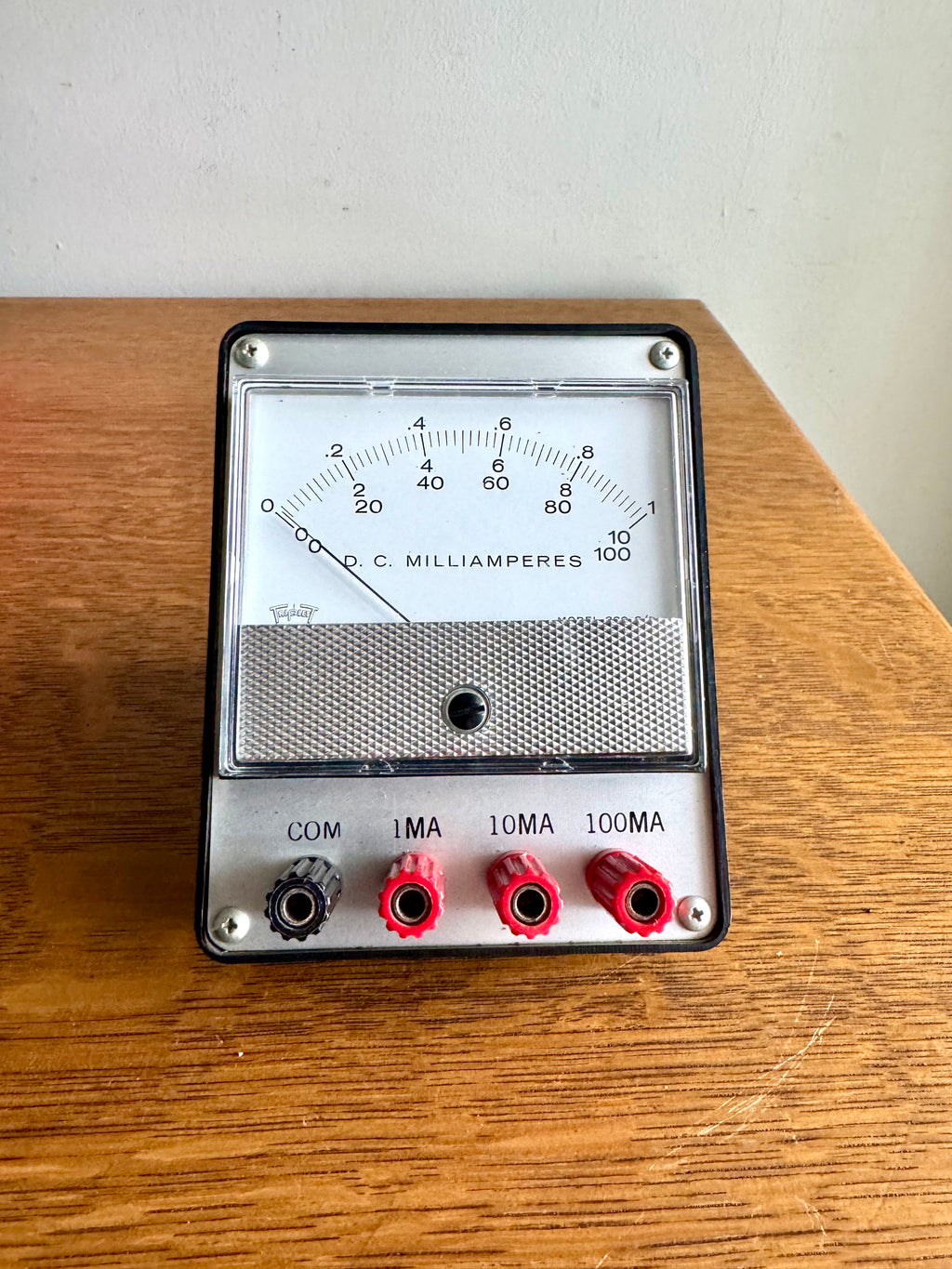 Vintage Triplett Portable DC Milliamperes Meter | D.C. Milliamperes Meter in Original Box | Vintage Analog Milliamp Gauge | Triplett Model 320 DC Millamperes Gauge
