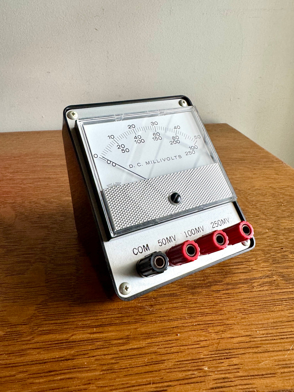 Vintage Triplett Portable DC Millivolts Meter | D.C. Millivolt Meter in Original Box | Vintage Analog Millivolt Gauge | Triplett Model 320 DC Voltage Gauge