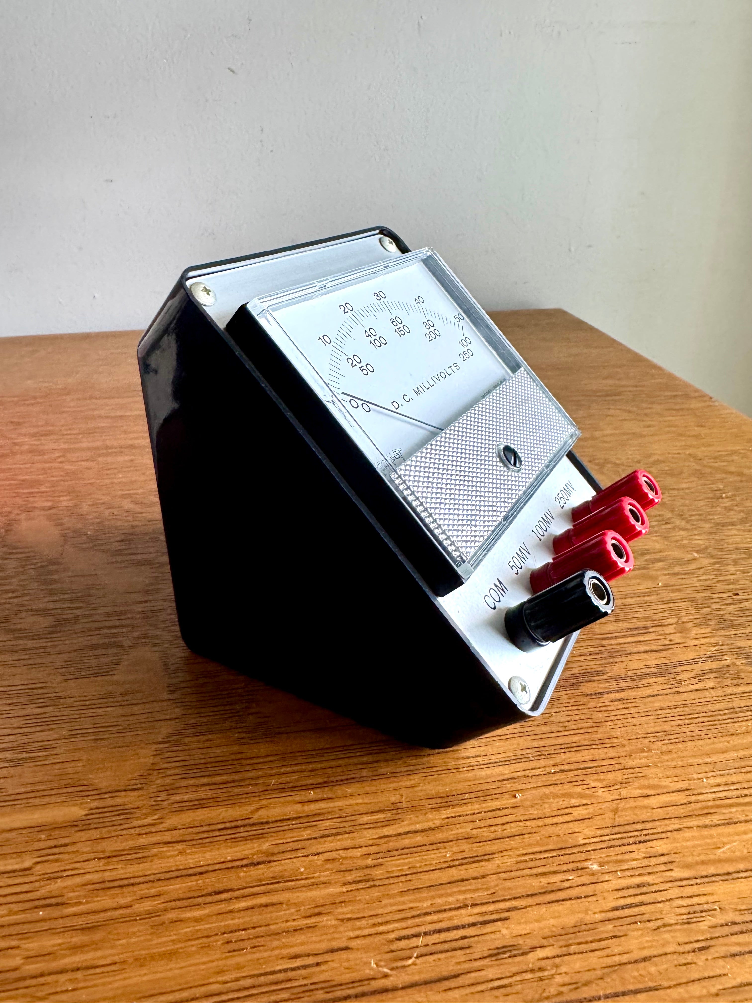 Vintage Triplett Portable DC Millivolts Meter | D.C. Millivolt Meter in Original Box | Vintage Analog Millivolt Gauge | Triplett Model 320 DC Voltage Gauge