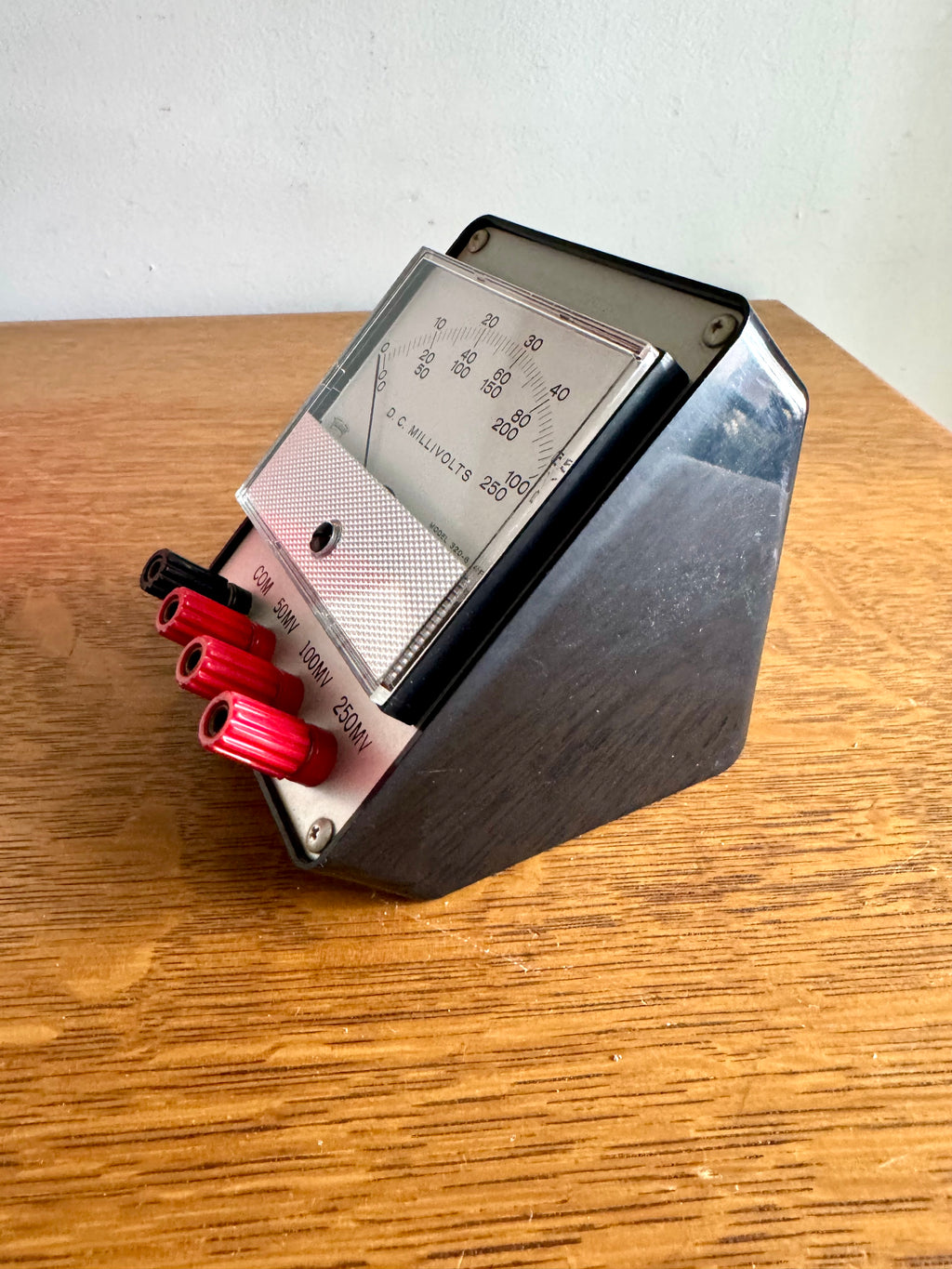 Vintage Triplett Portable DC Millivolts Meter | D.C. Millivolt Meter in Original Box | Vintage Analog Millivolt Gauge | Triplett Model 320 DC Voltage Gauge