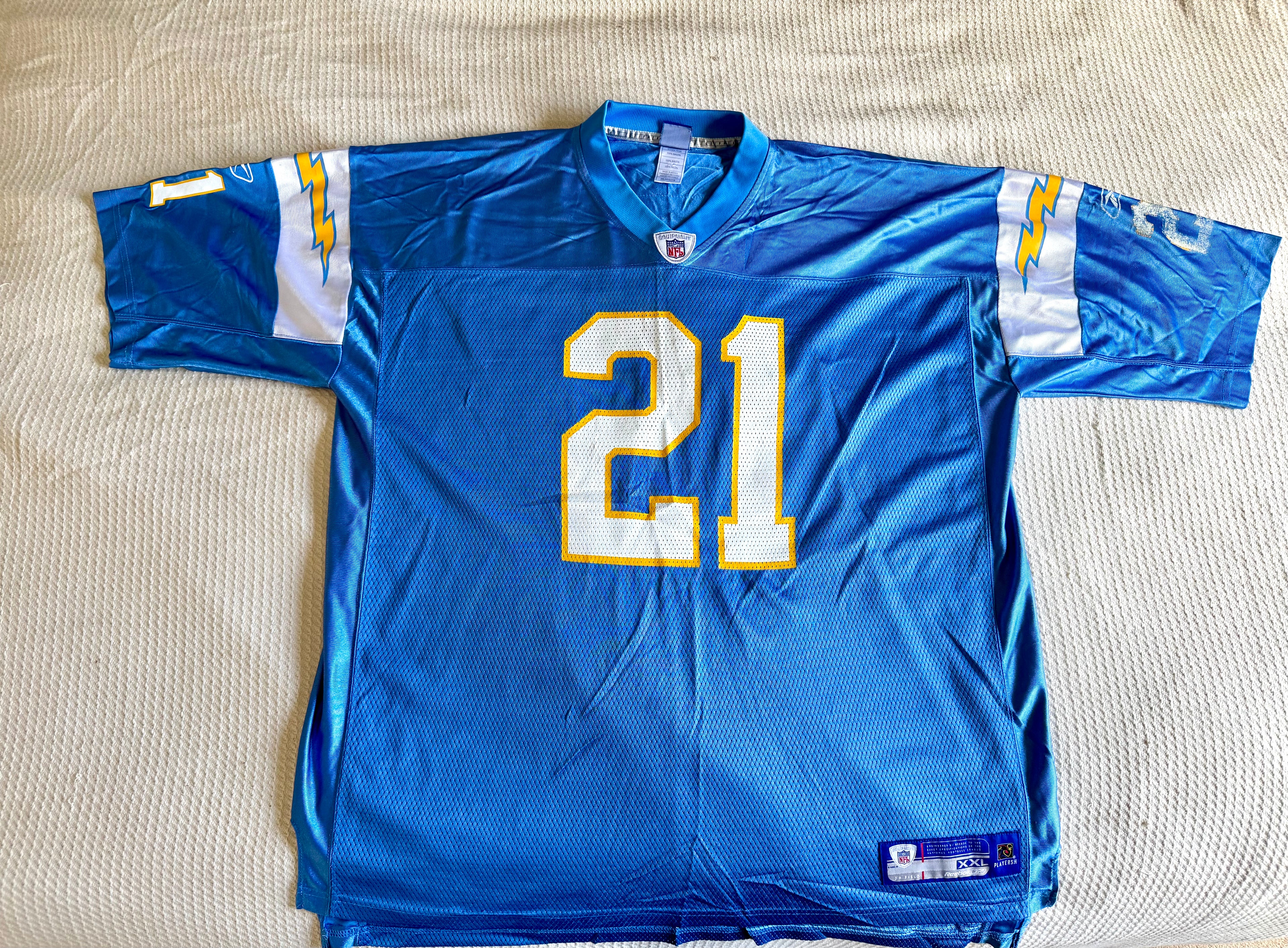 Vtg Reebok Ladainian Tomilson Chargers Jersey | XXL Reebok Tomilson Jersey