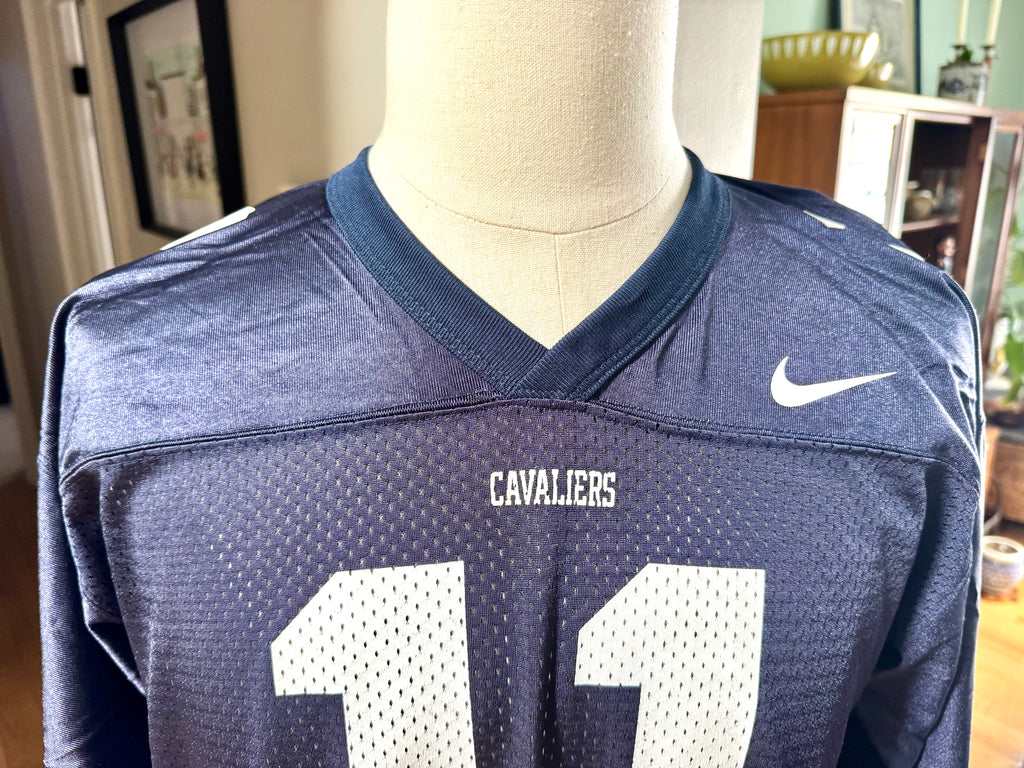 Vtg. Authentic Nike Virginia Cavaliers #11 Navy Jersey | Medium NCAA UVA Cavaliers Football Jersey