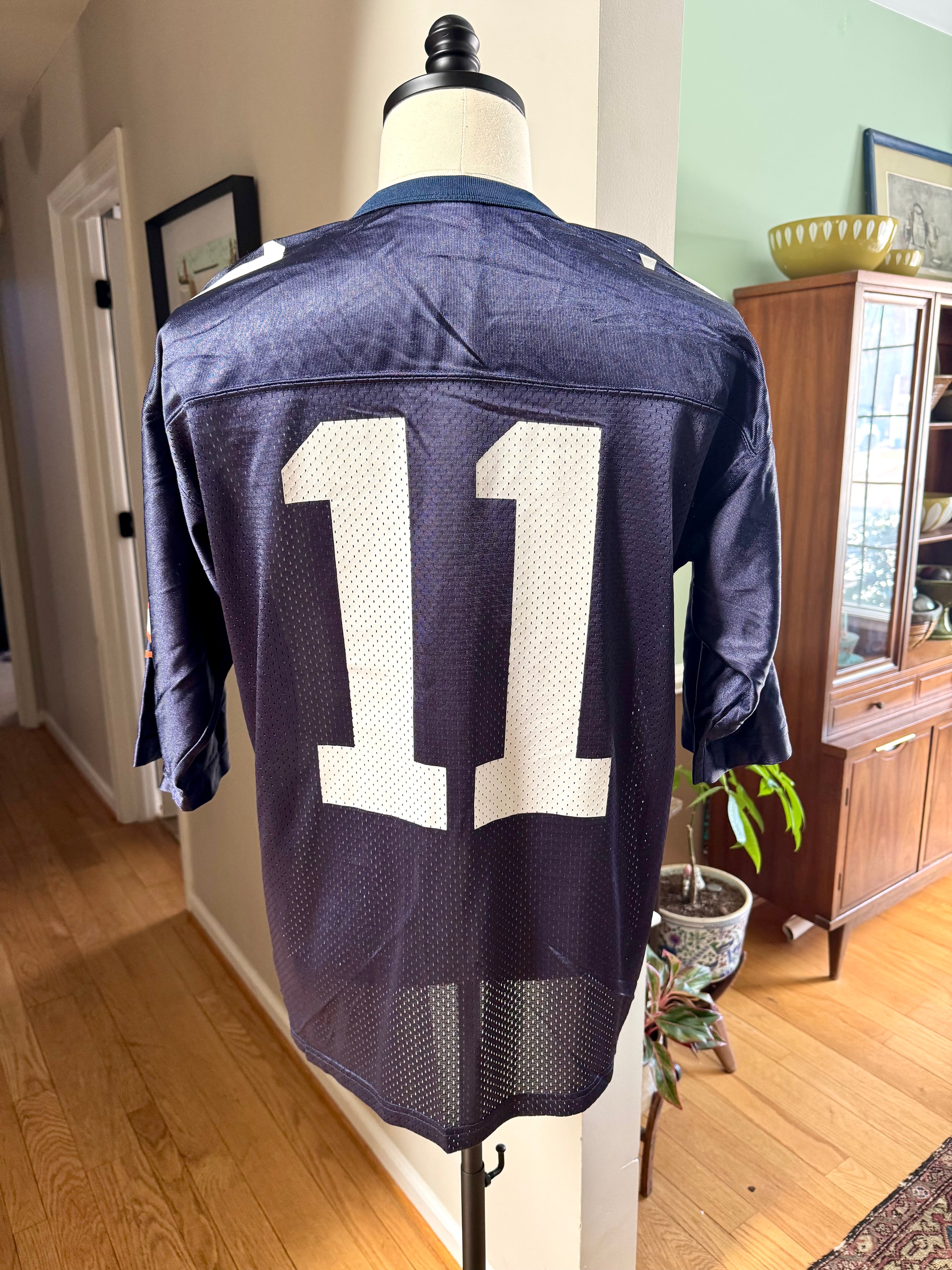 Vtg. Authentic Nike Virginia Cavaliers #11 Navy Jersey | Medium NCAA UVA Cavaliers Football Jersey