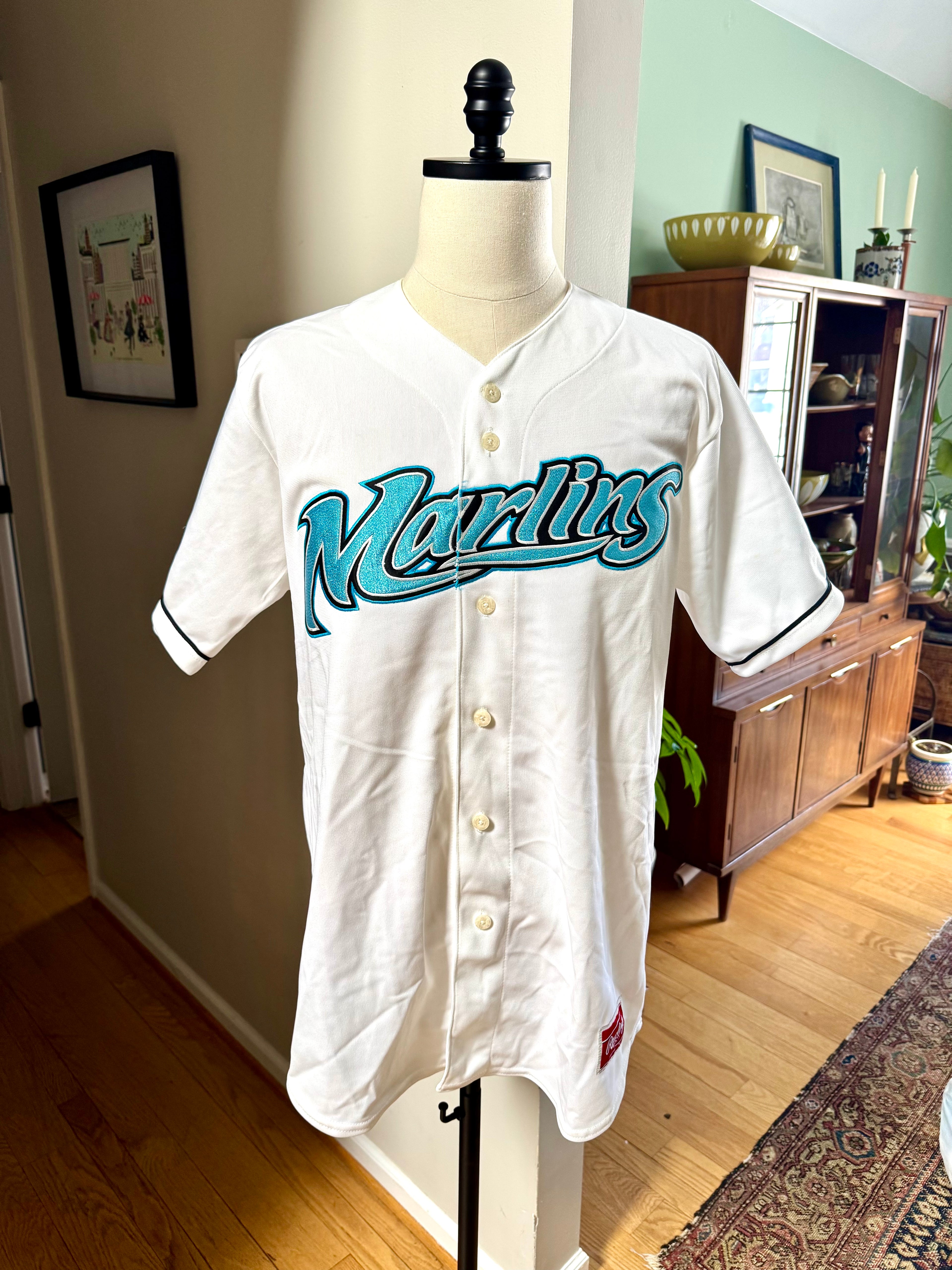 Morehead City Marlins Rawlings Game Worn Baseball Jersey, Size X-Large